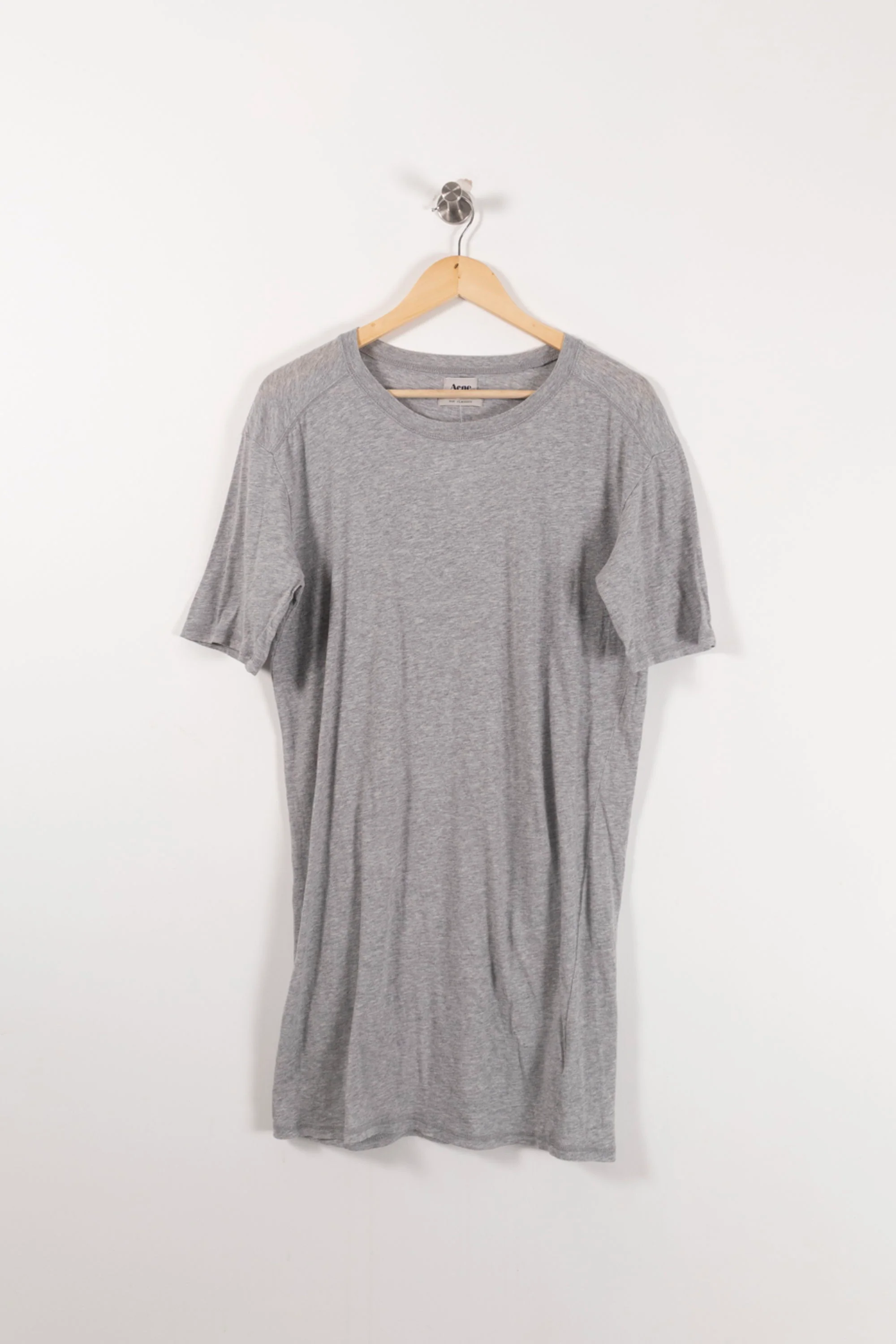 Robe T-shirt Grise - Taille S/36 - Image 2
