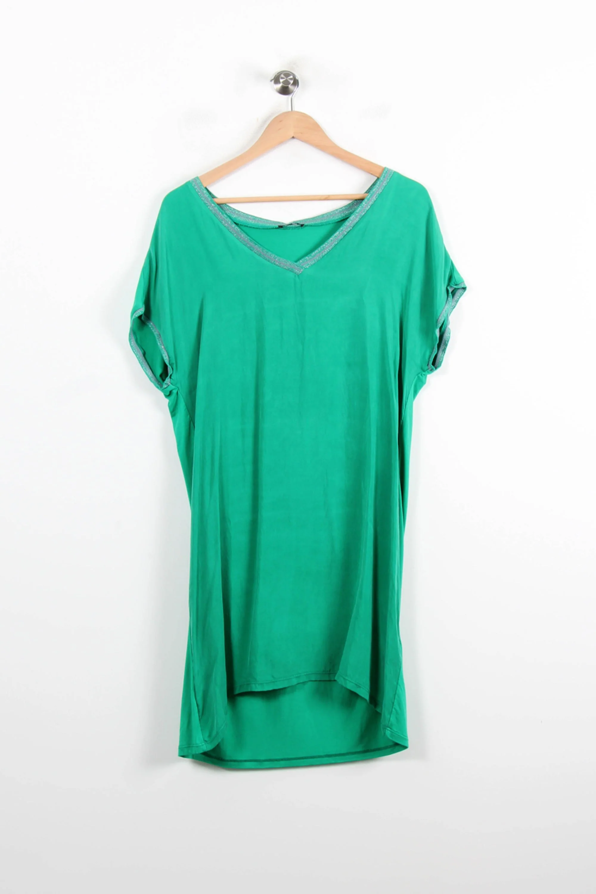Robe T-shirt Verte - Taille XL/42 - Image 2