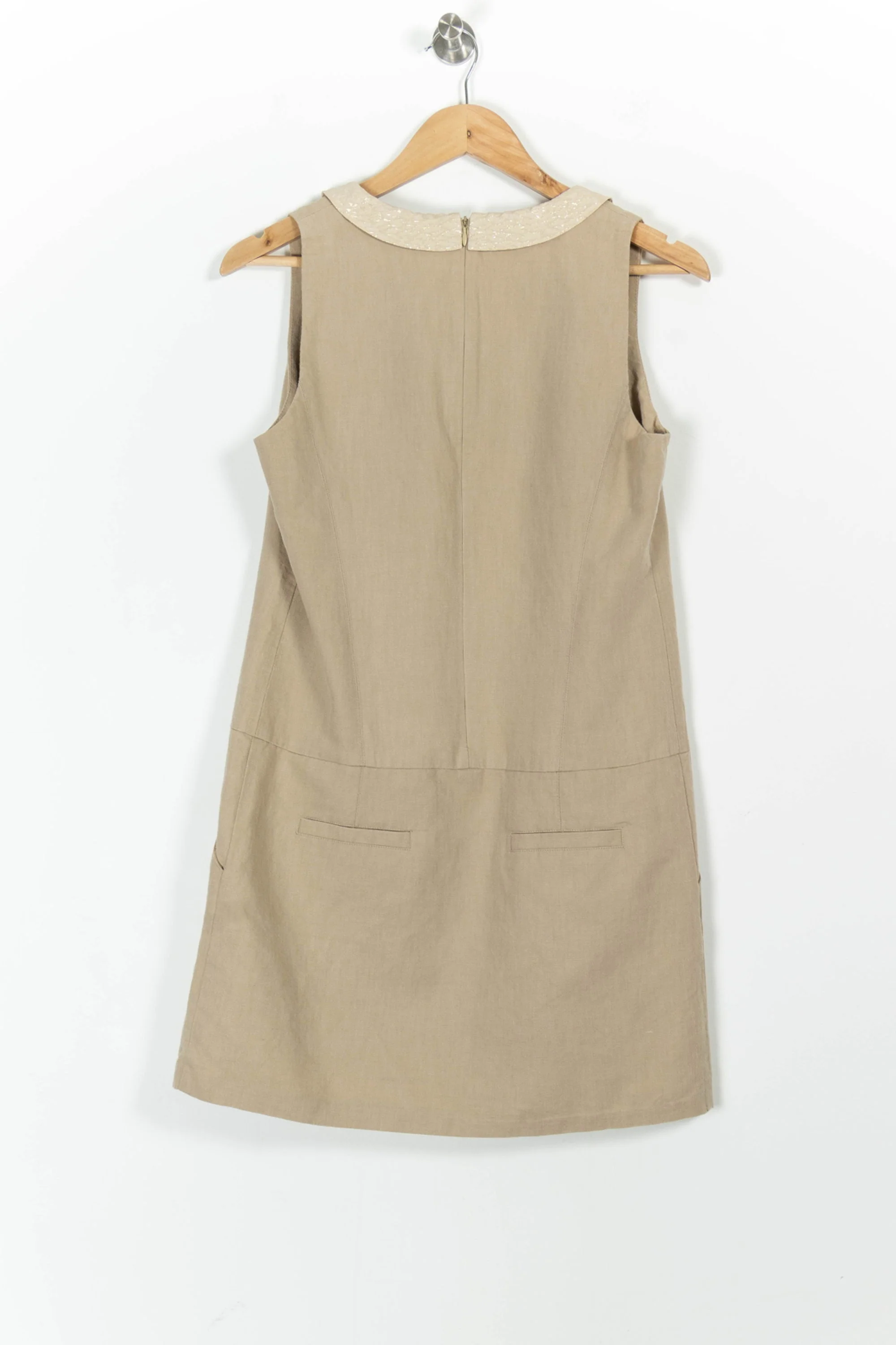 Robe Trapèze Beige - Taille M/38 - Image 4