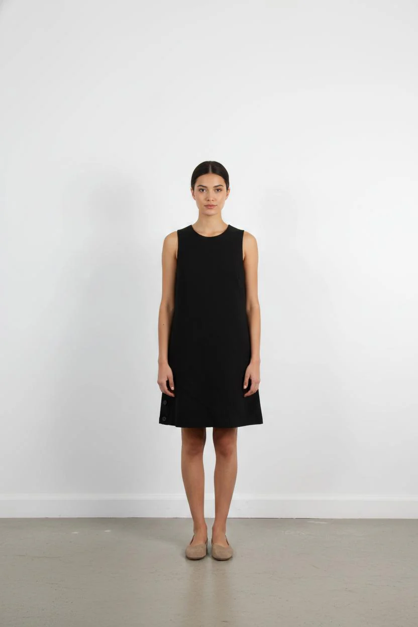 Robe Trapèze Noire - Taille XS/34