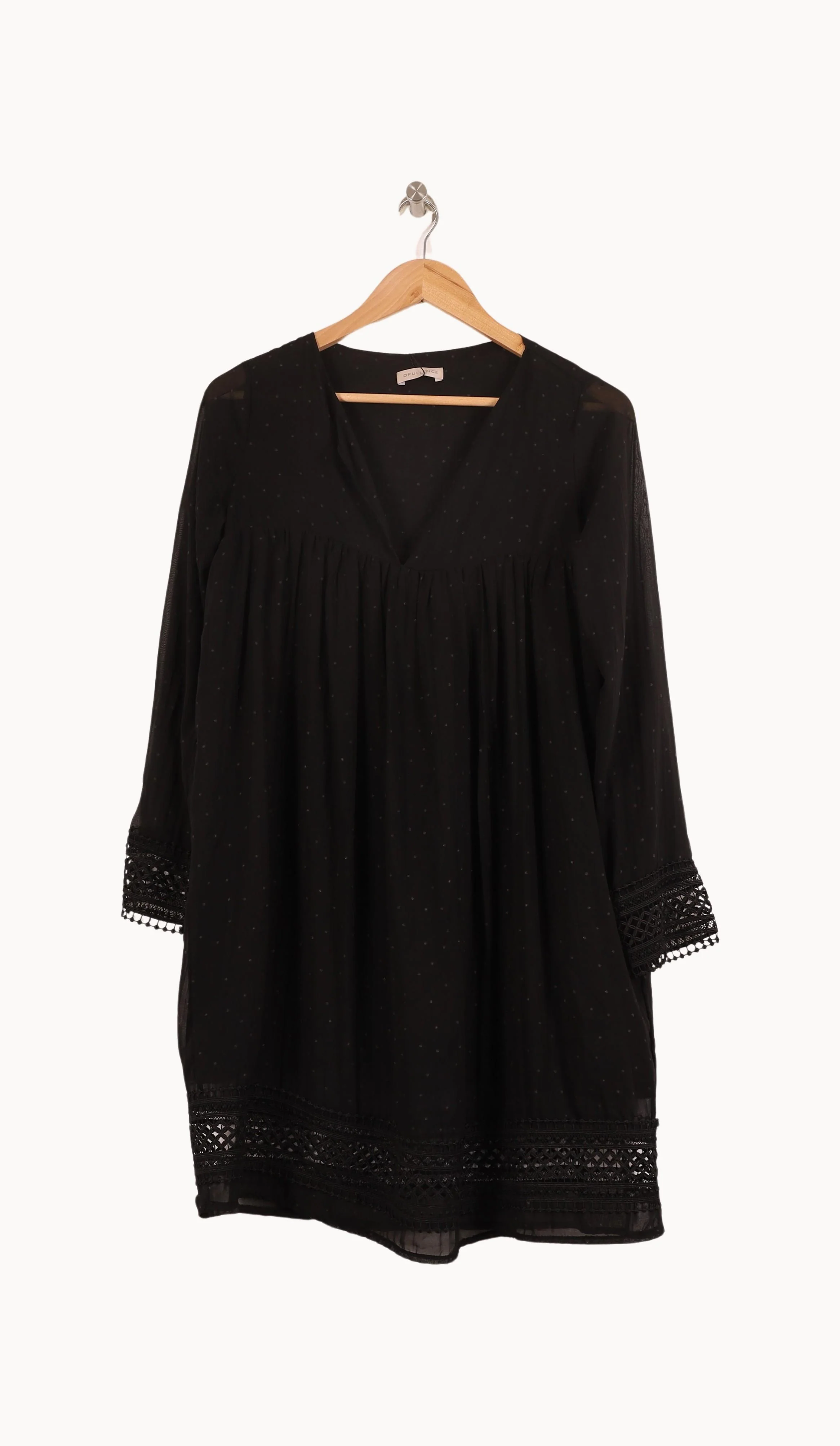 Robe Tunique Noire - Taille M/38 - Image 2