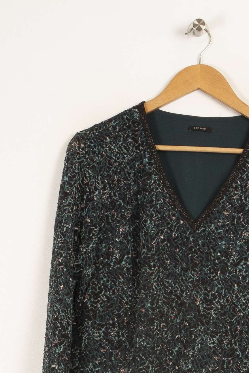 Robe verte à motifs - Taille XL/42 - Image 3