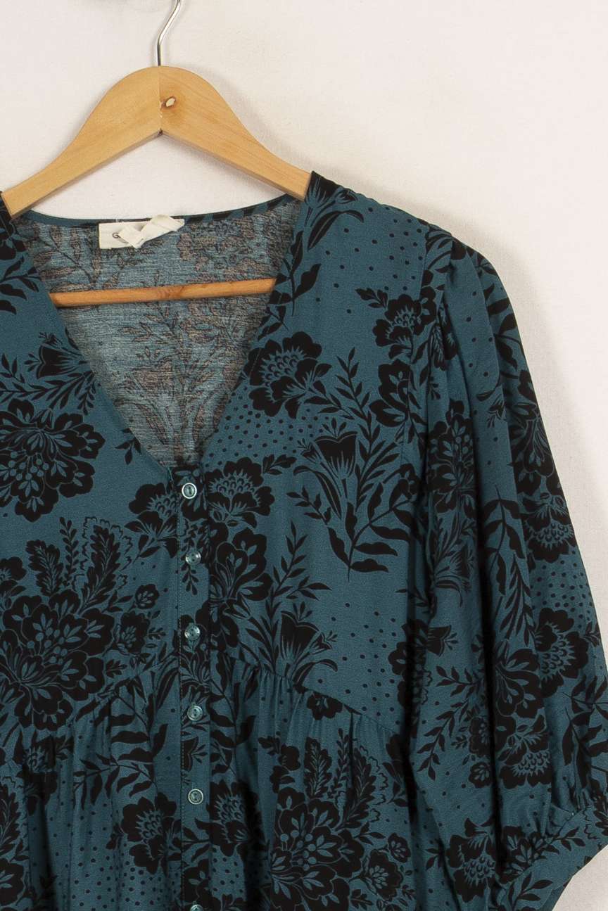 Robe verte/bleue à motifs - Taille S/36 - Image 3