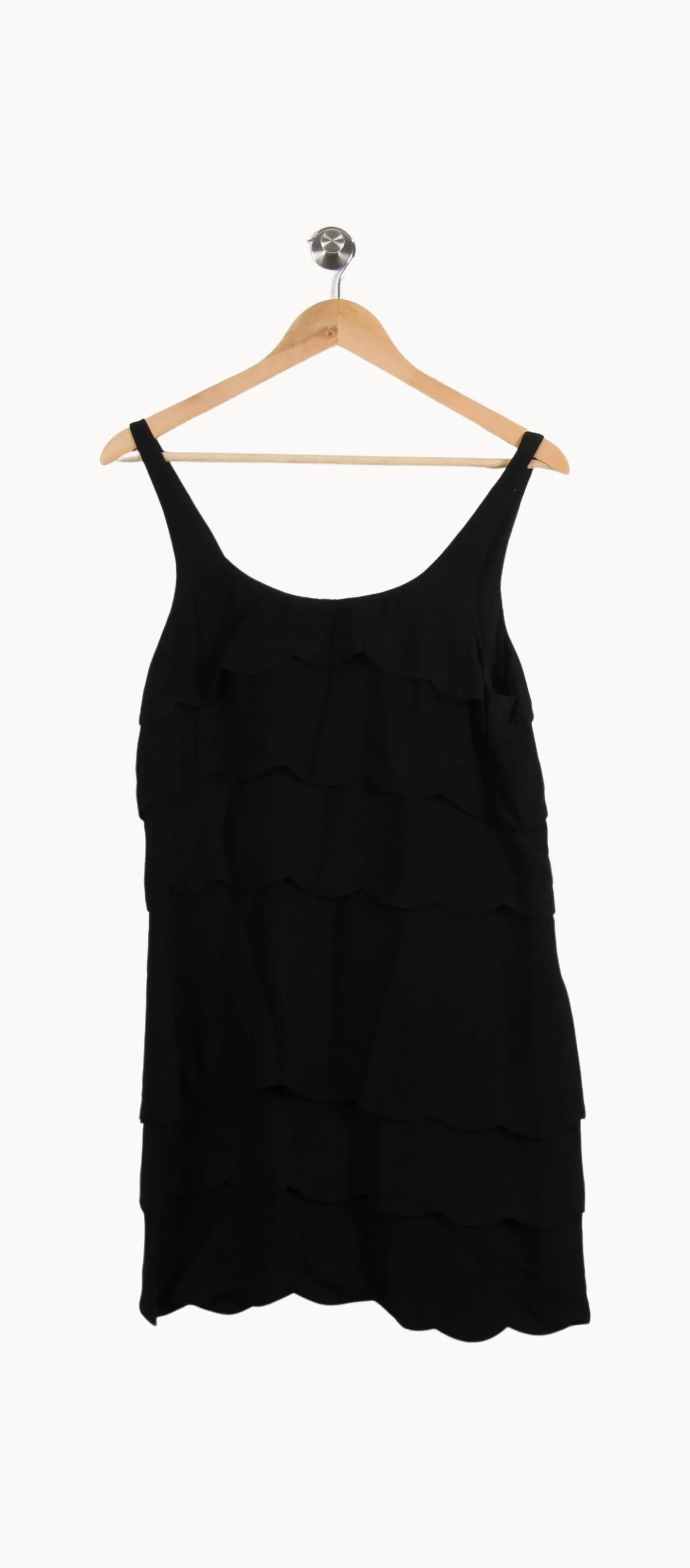 Robe Volantée Noire - Taille L/40 - Image 2