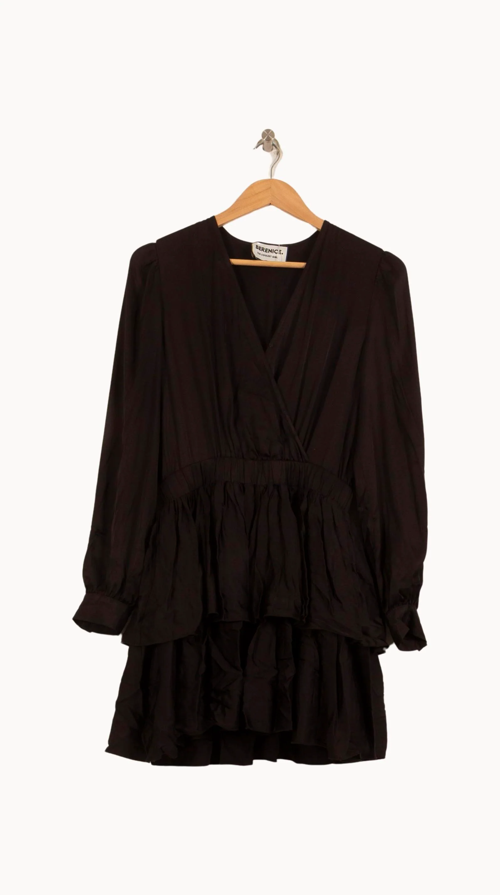 Robe Volantée Noire - Taille S/36 - Image 2
