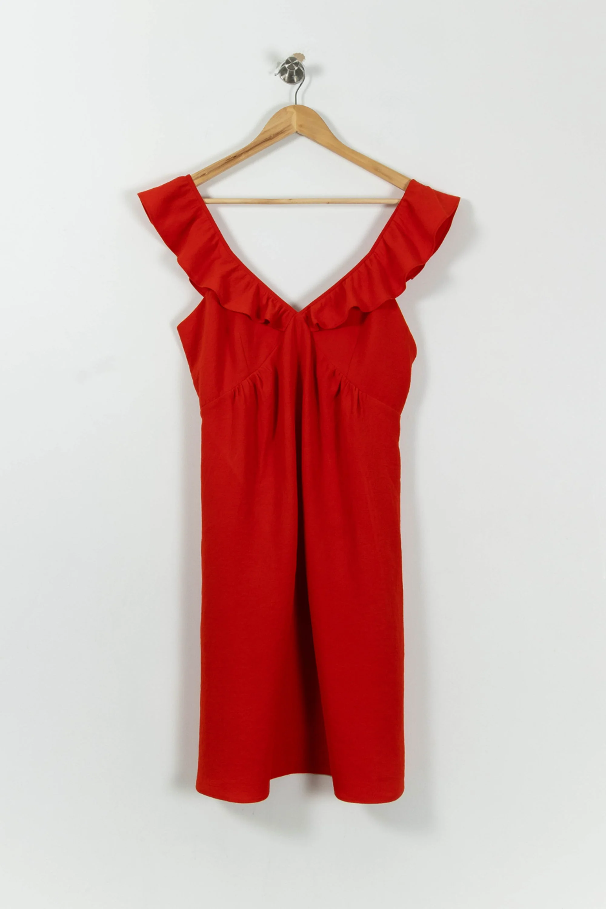 Robe Volantée Rouge - Taille M/38 - Image 2