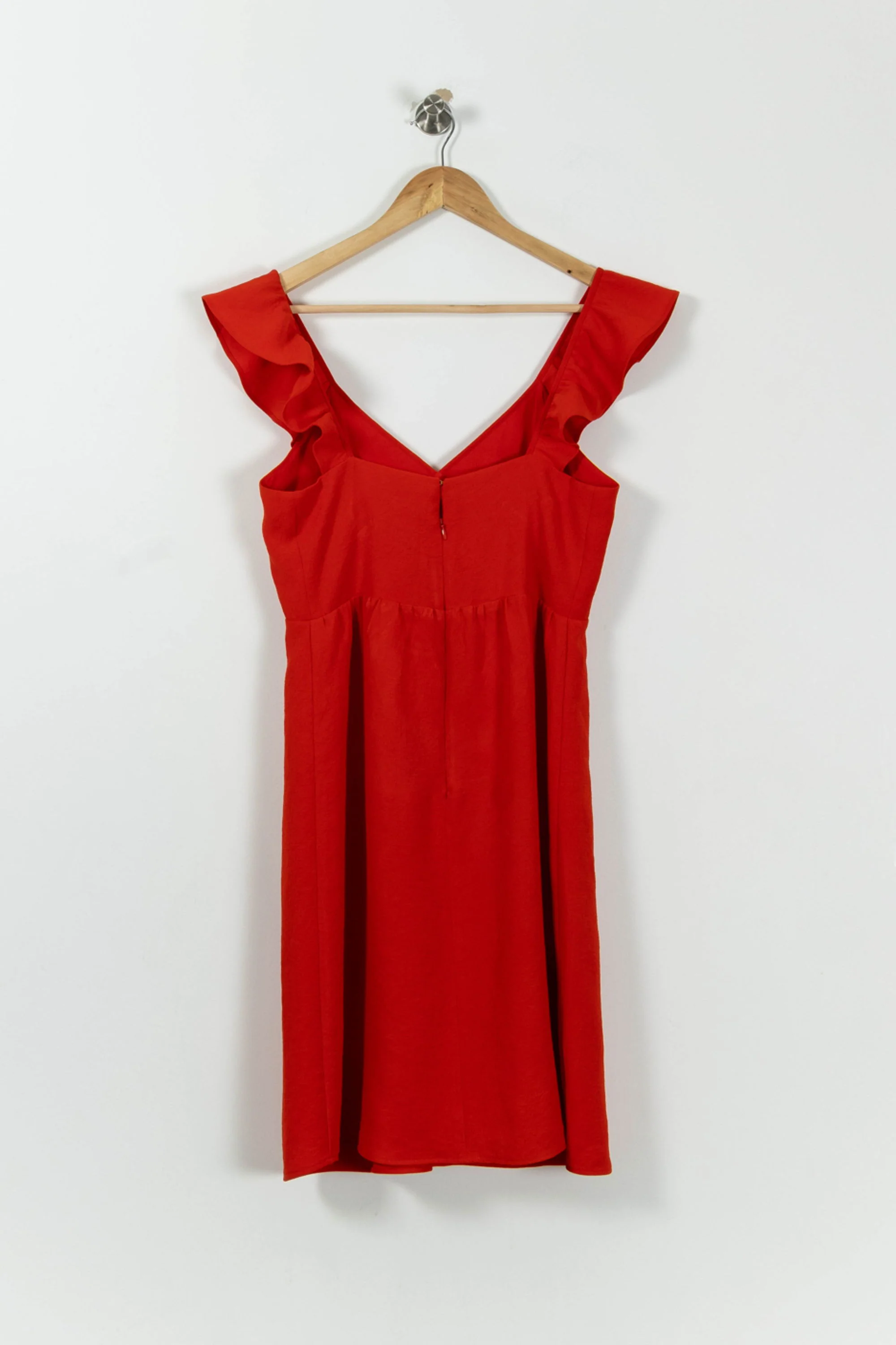 Robe Volantée Rouge - Taille M/38 - Image 4