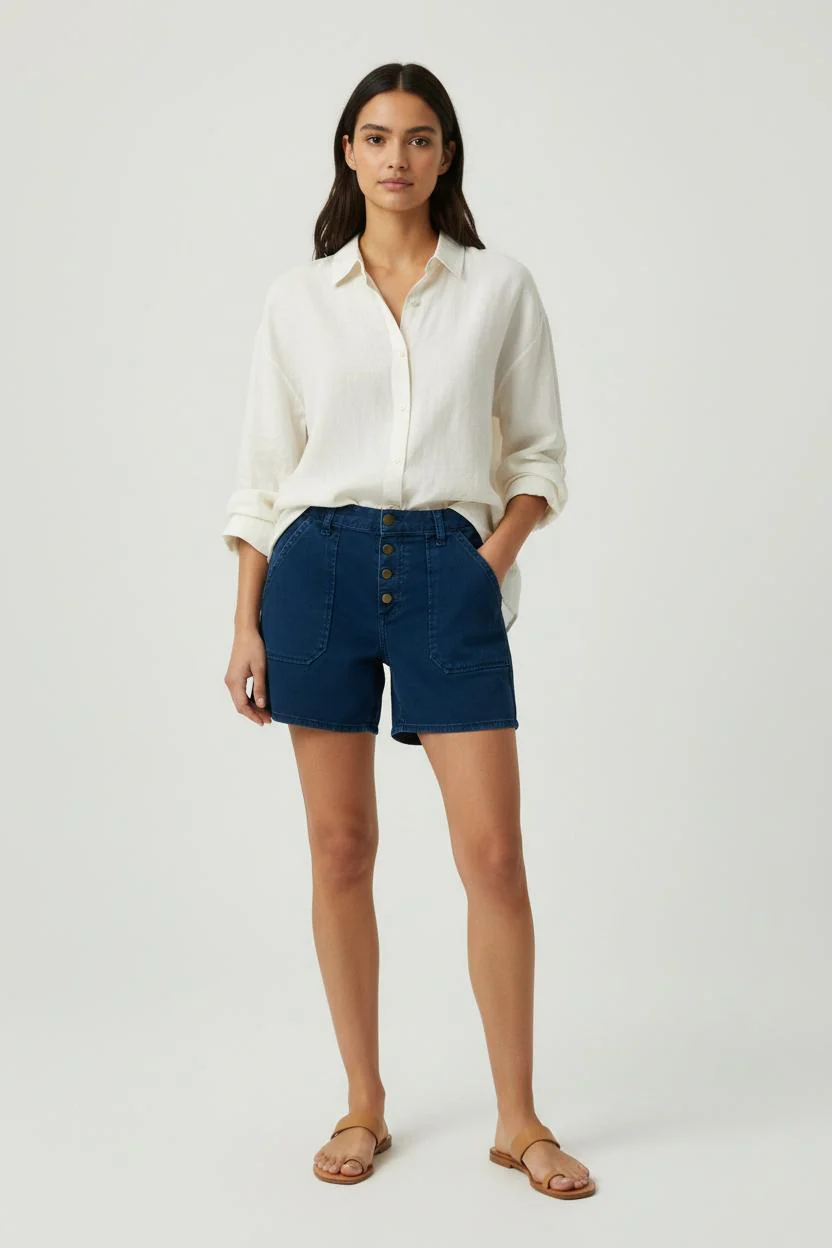 Short Bleu - Taille S/36