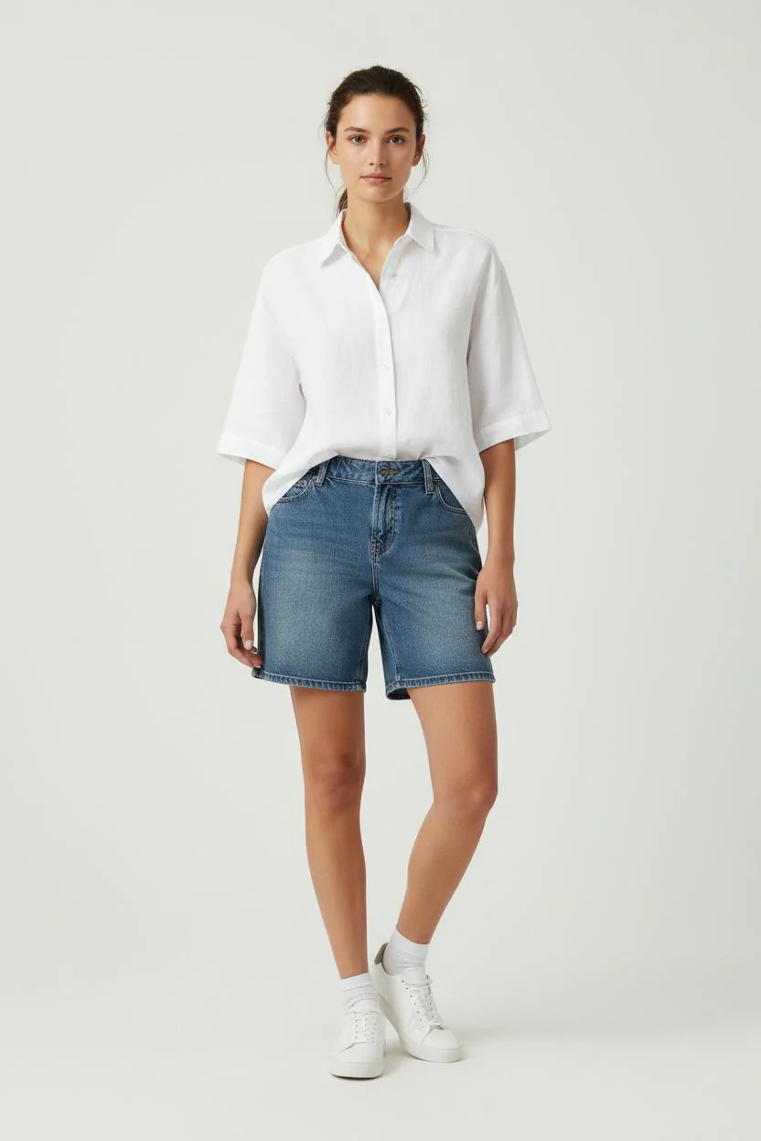 Short en Jean Bleu - Taille S/36