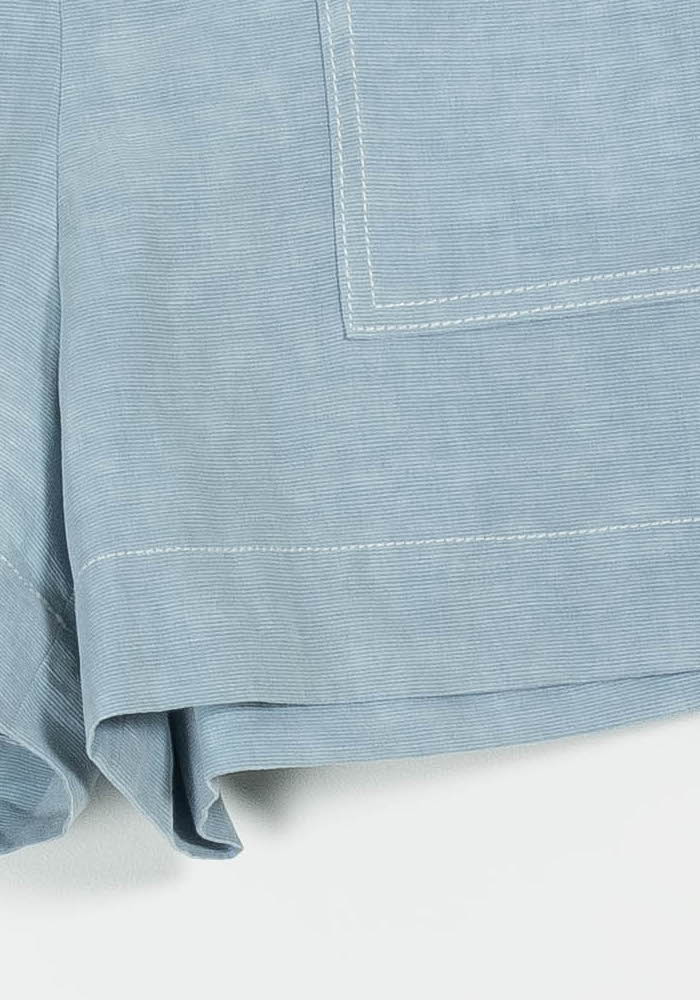 Short Taille Haute Bleu - Taille M/38 - Image 3