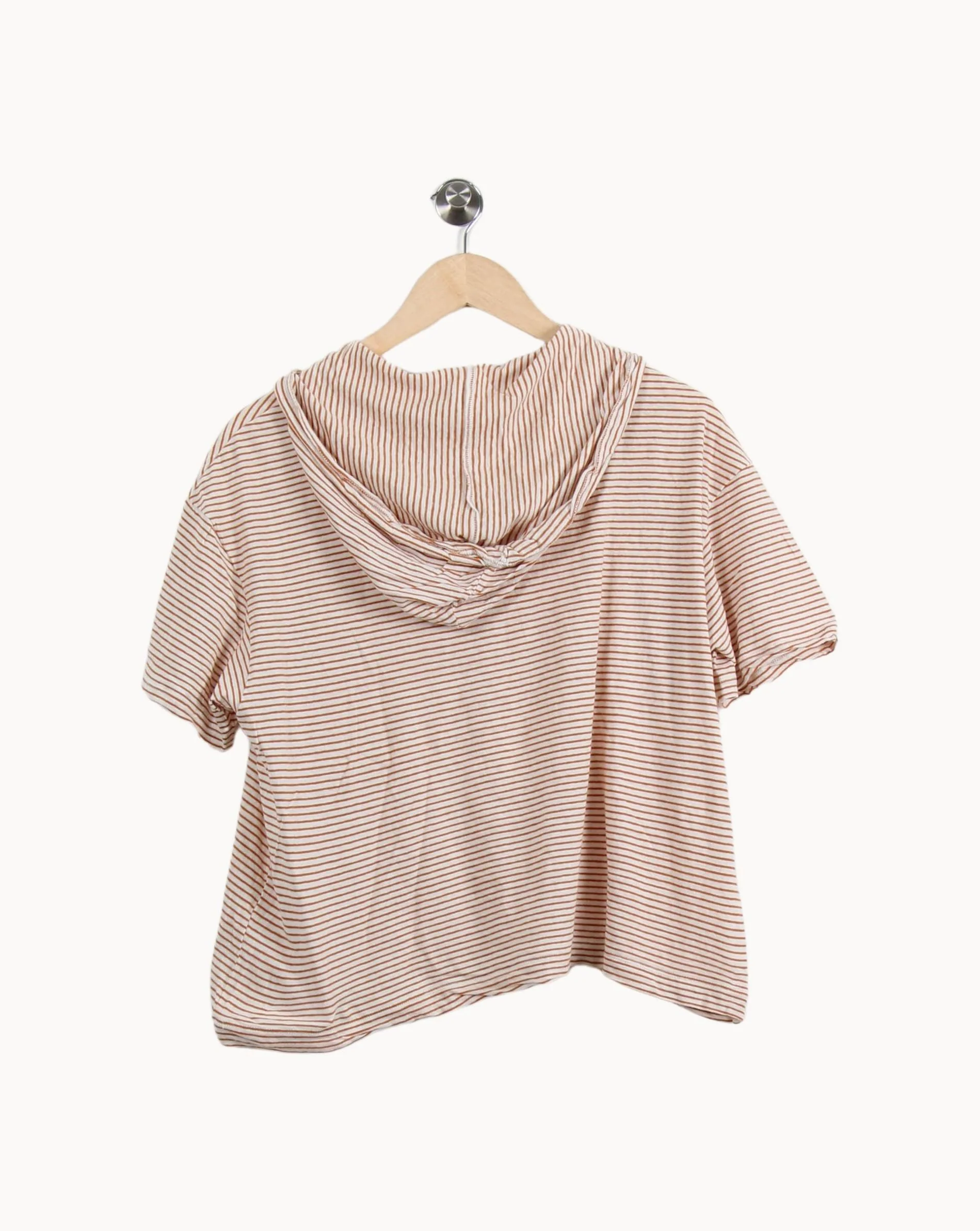 Sweat à Capuche Beige et Marron - Taille M/38 - Image 4