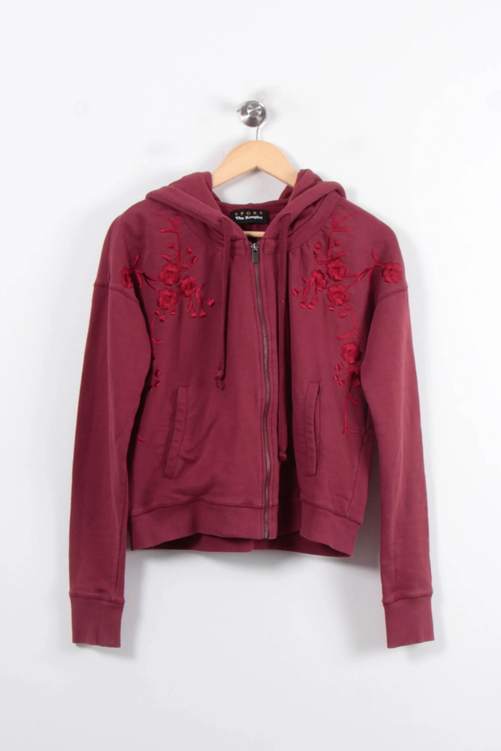 Sweat à Capuche Bordeaux - Taille XXS/32 - Image 2