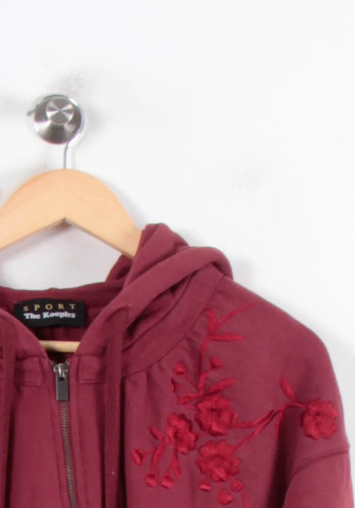Sweat à Capuche Bordeaux - Taille XXS/32 - Image 3
