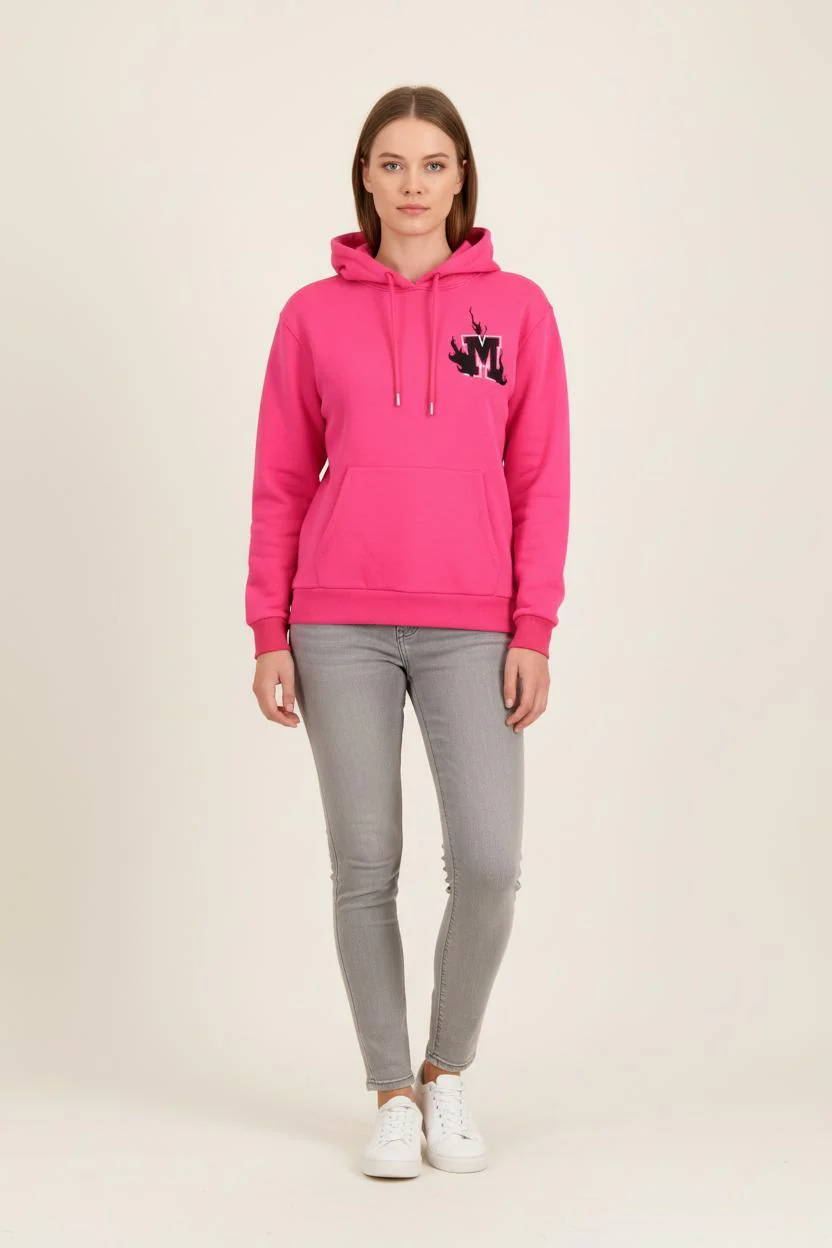 Sweat à Capuche Rose - Taille S/36