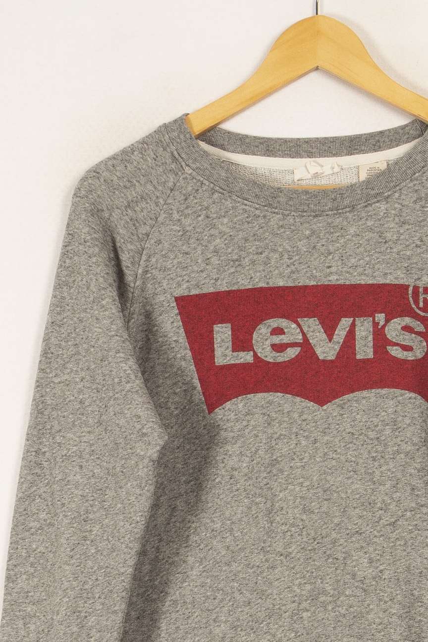 Sweat gris avec inscription Levi's - Taille XS/34 - Image 3