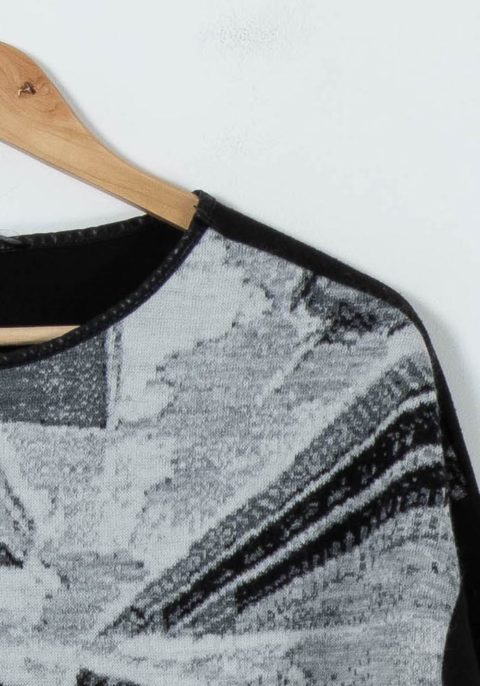 Sweat Gris et Noir - Taille S/36 - Image 3