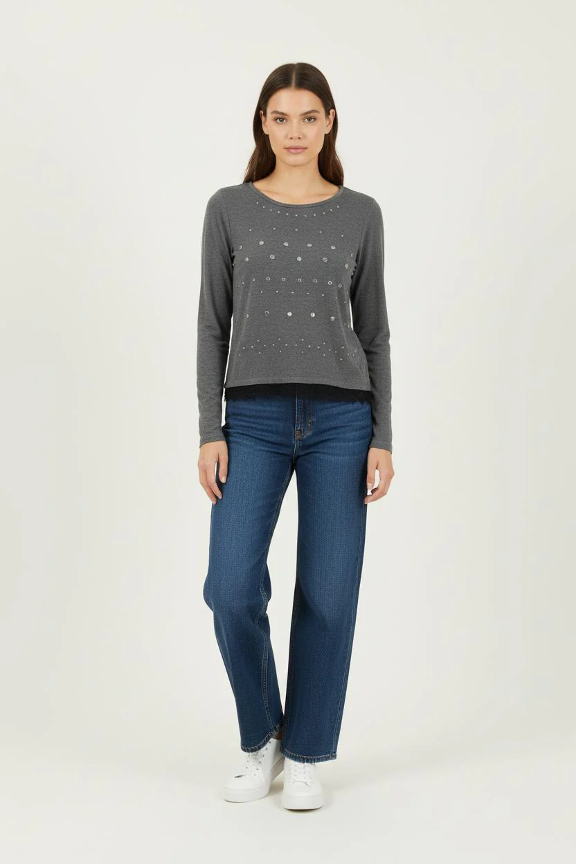 Sweat Gris - Taille XXS/32