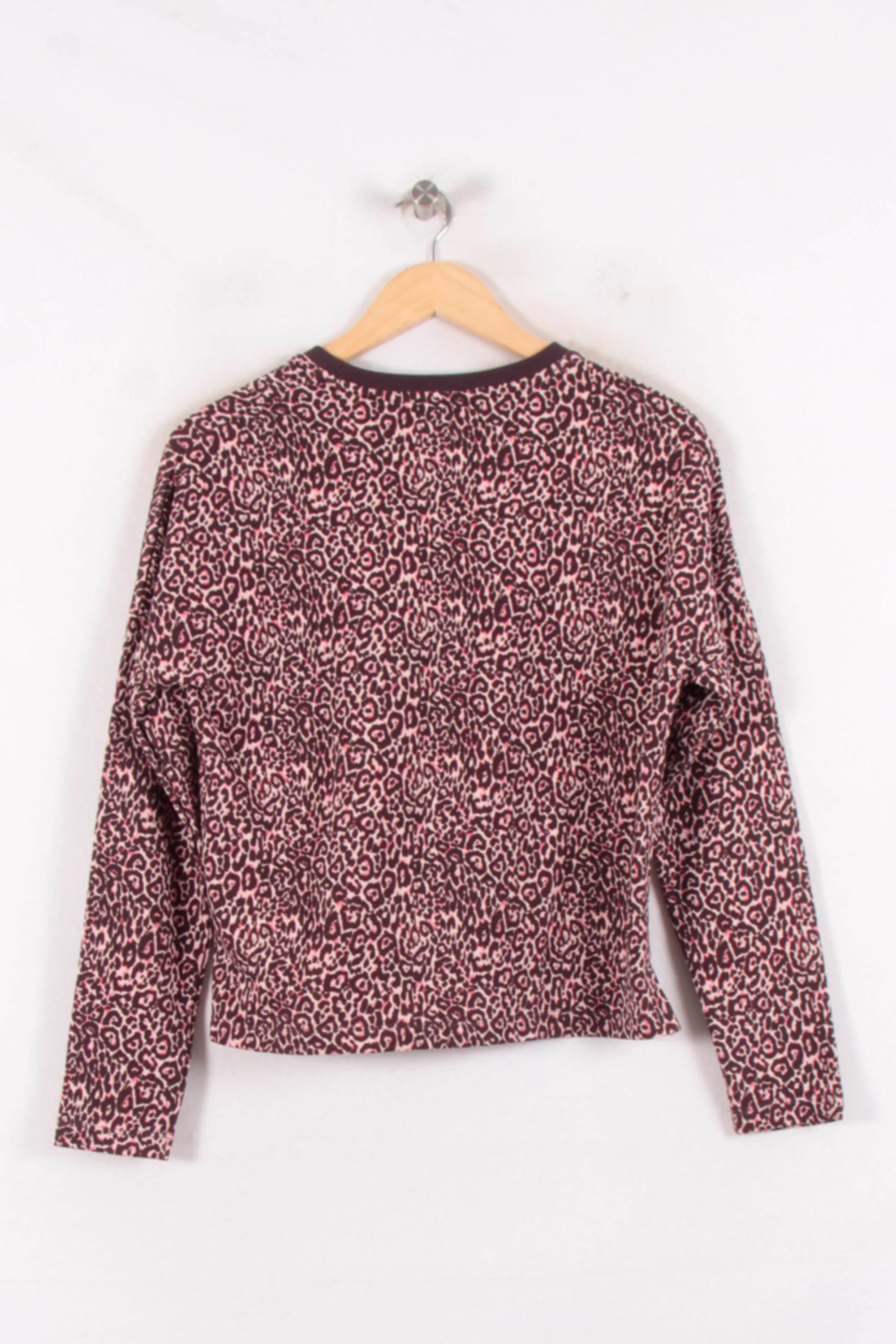 Sweat Léopard Rose et Noir - Taille XS/34 - Image 4