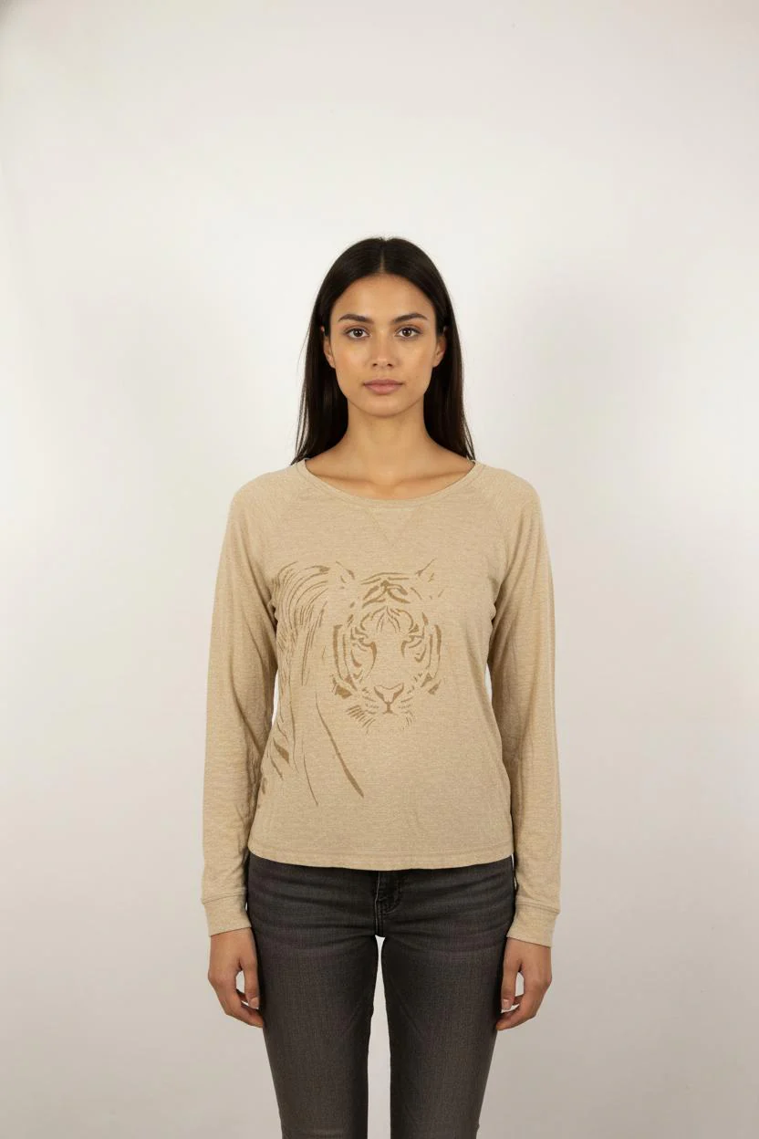 Sweatshirt Beige - Taille S/36