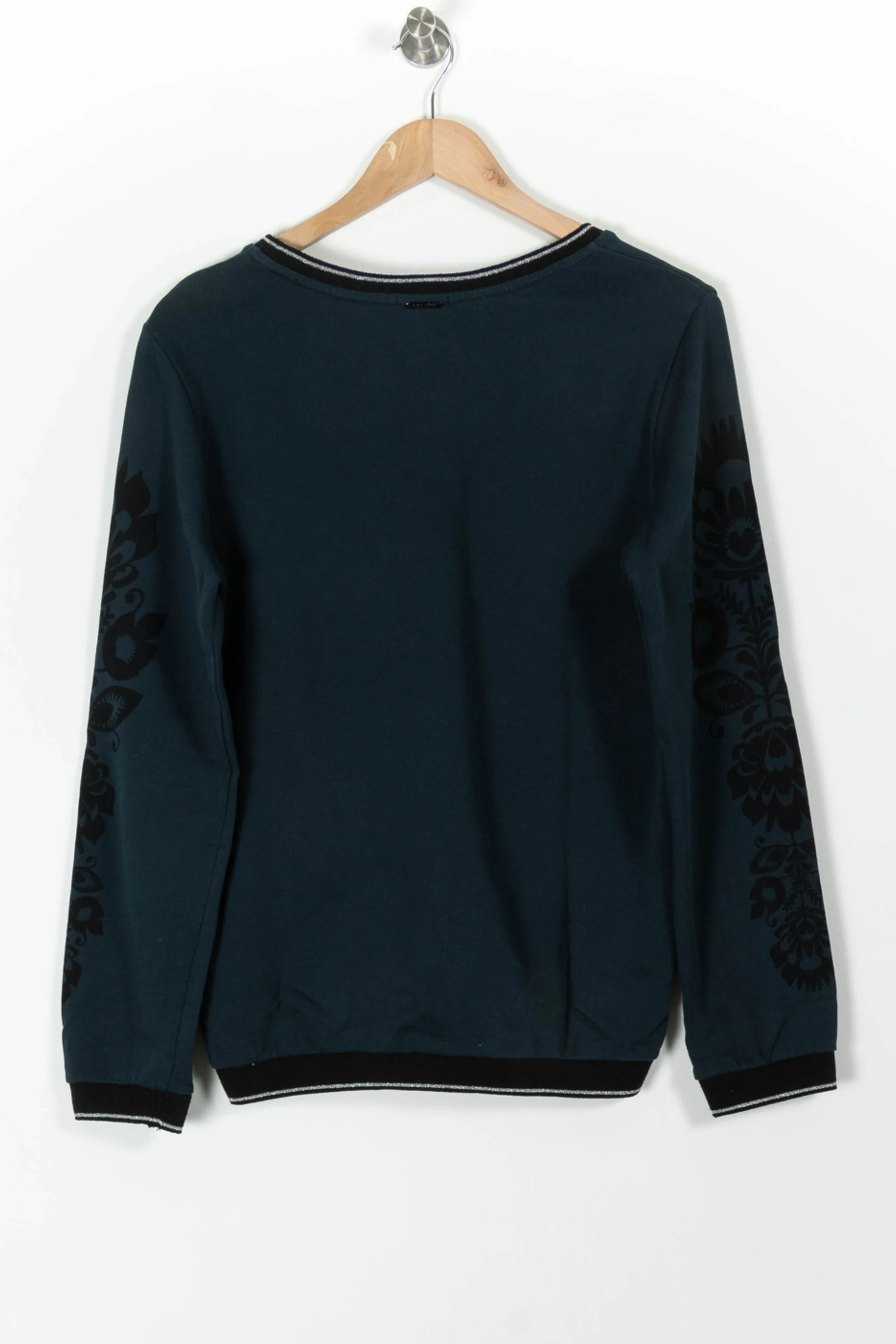 Sweatshirt Bleu Foncé et Noir - Taille L/40 - Image 4