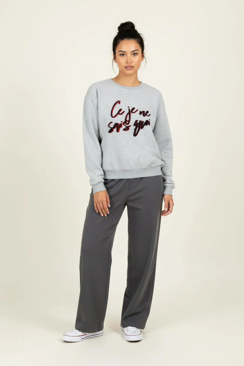 Sweatshirt Gris - Taille M/38