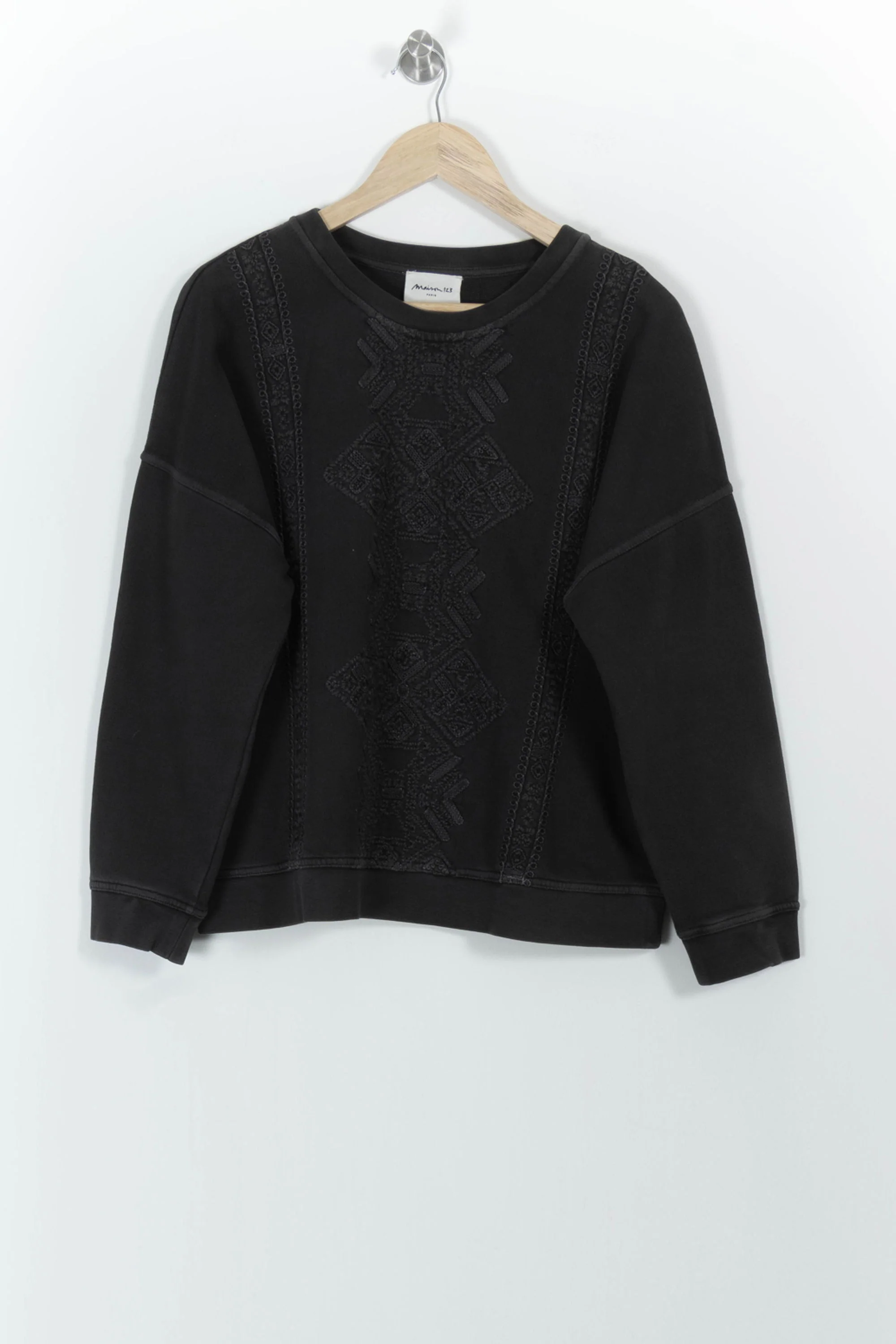 Sweatshirt Noir - Taille L/40 - Image 2