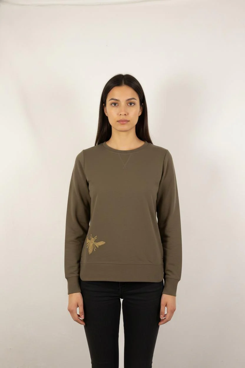 Sweatshirt Vert - Taille XS/34