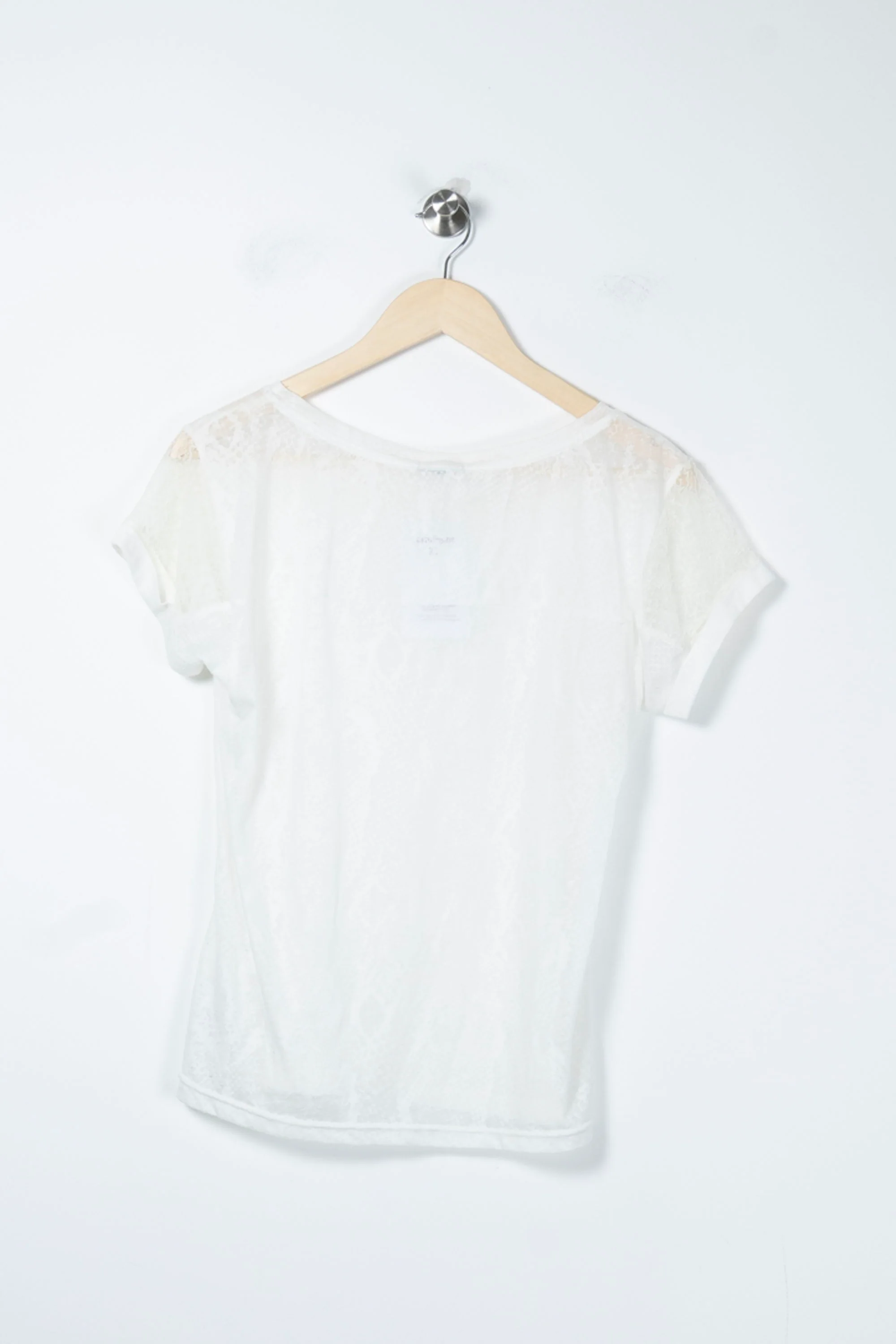 T-shirt Blanc - Taille M/38 - Image 4
