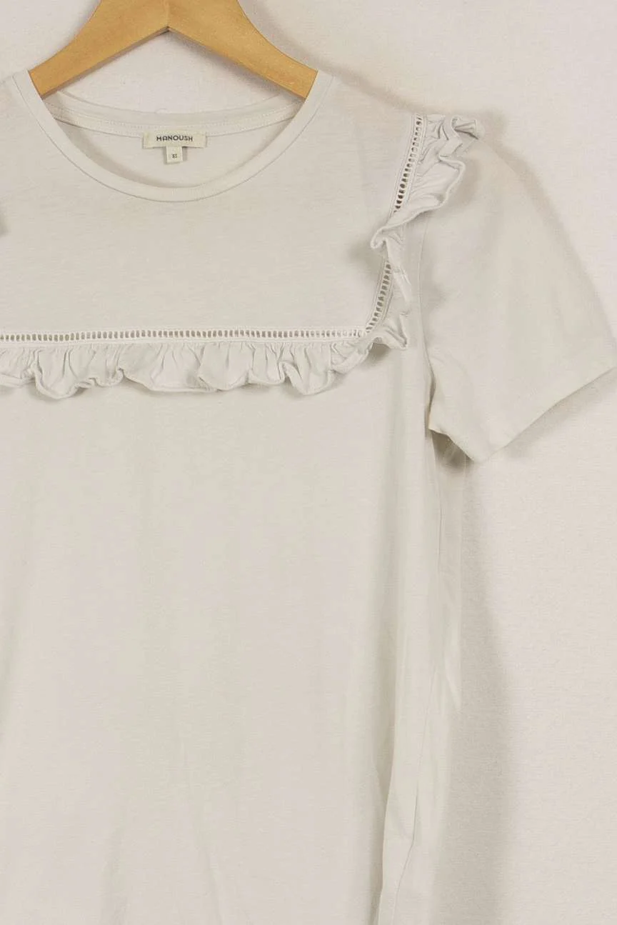 T-shirt blanc - Taille XS/34 - Image 3