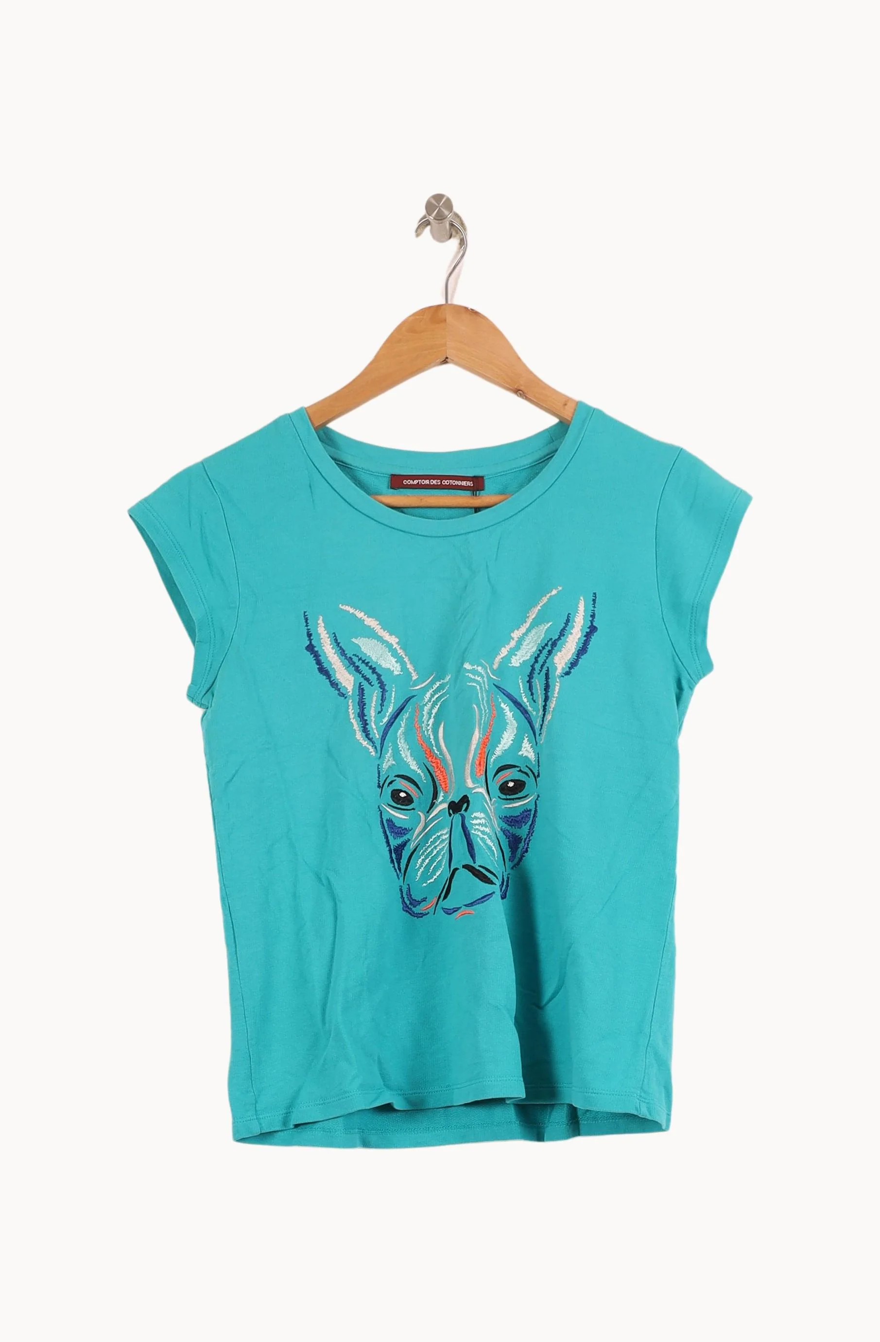 T-shirt Bleu - Taille XS/34 - Image 2