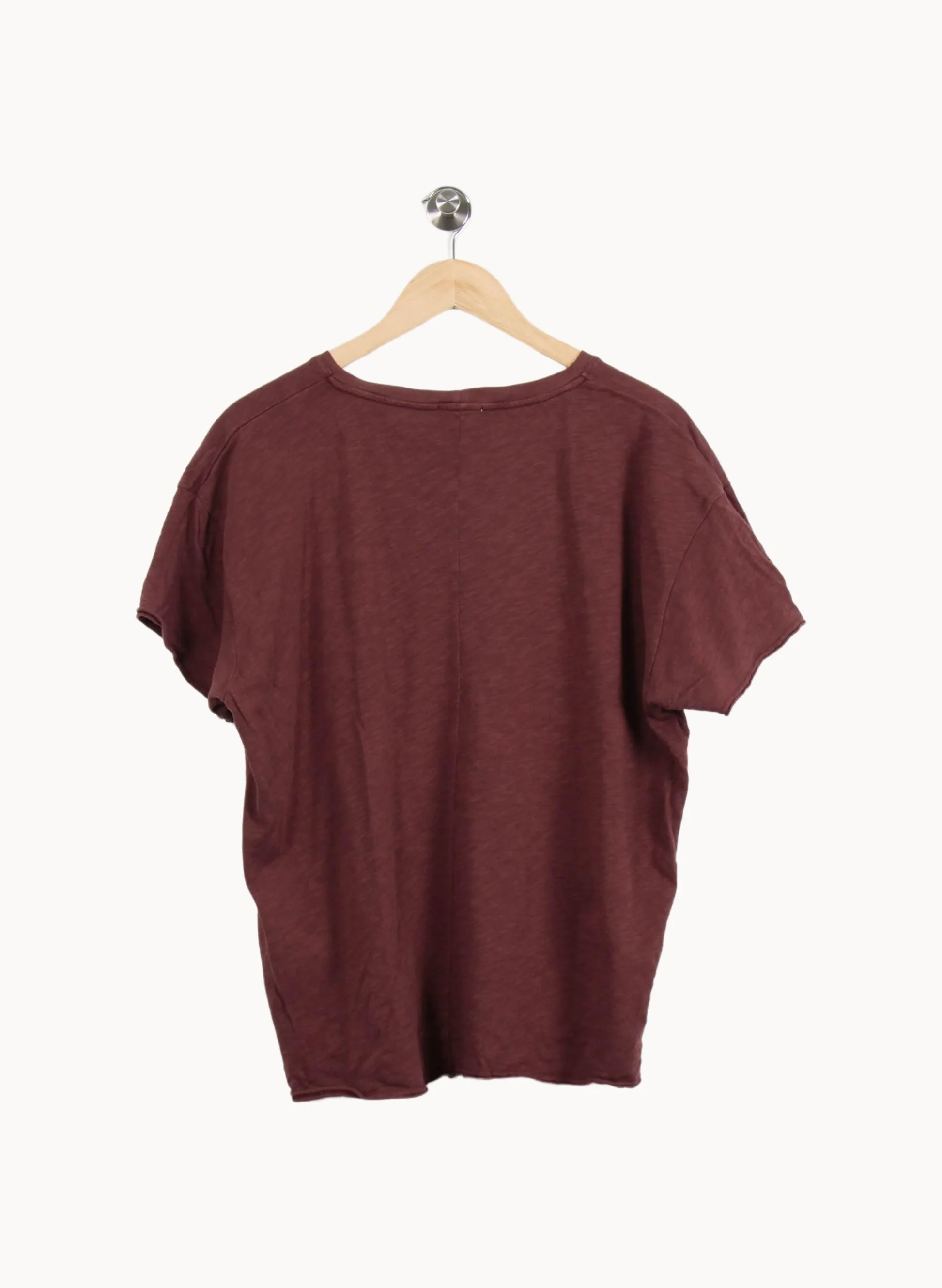 T-shirt Bordeaux - Taille L/40 - Image 4