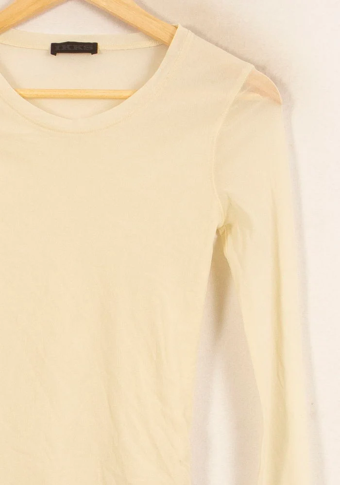 T-shirt Manches Longues Beige - Taille M/38 - Image 4