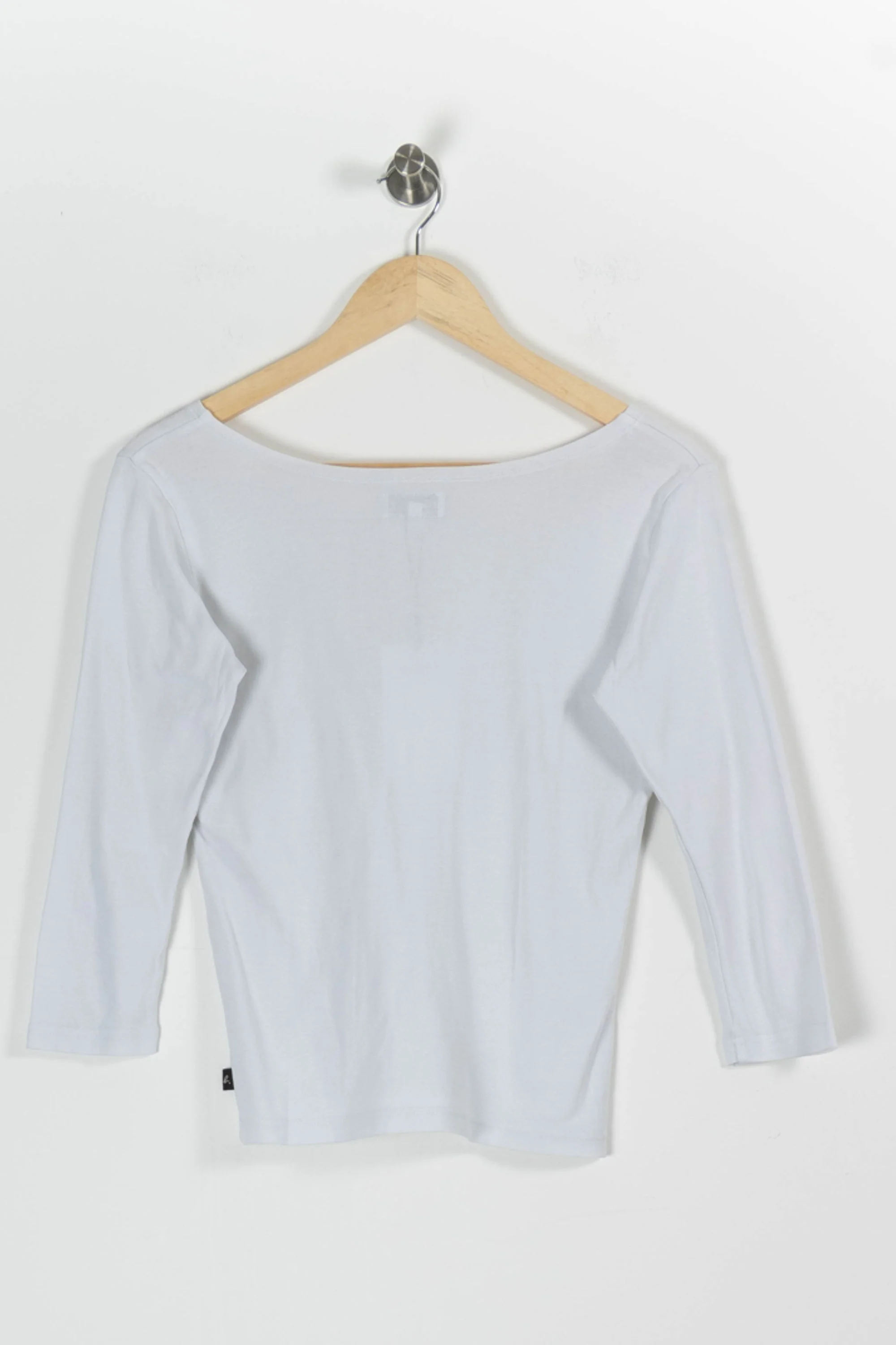 T-shirt Manches Longues Blanc - Taille M/38 - Image 4