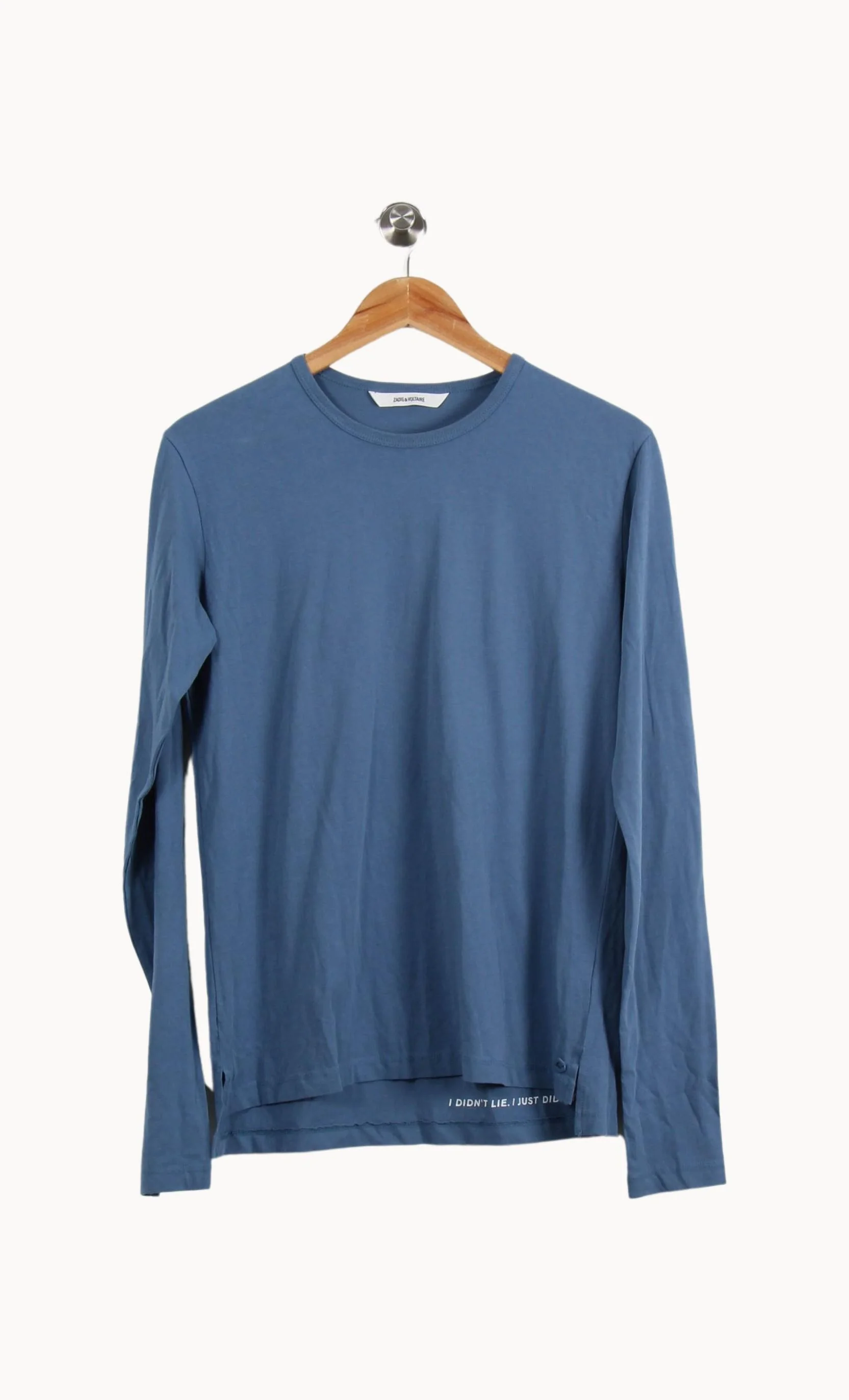 T-shirt Manches Longues Bleu - Taille S/36 - Image 2
