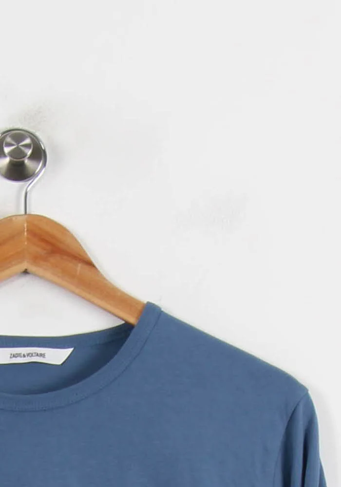 T-shirt Manches Longues Bleu - Taille S/36 - Image 3