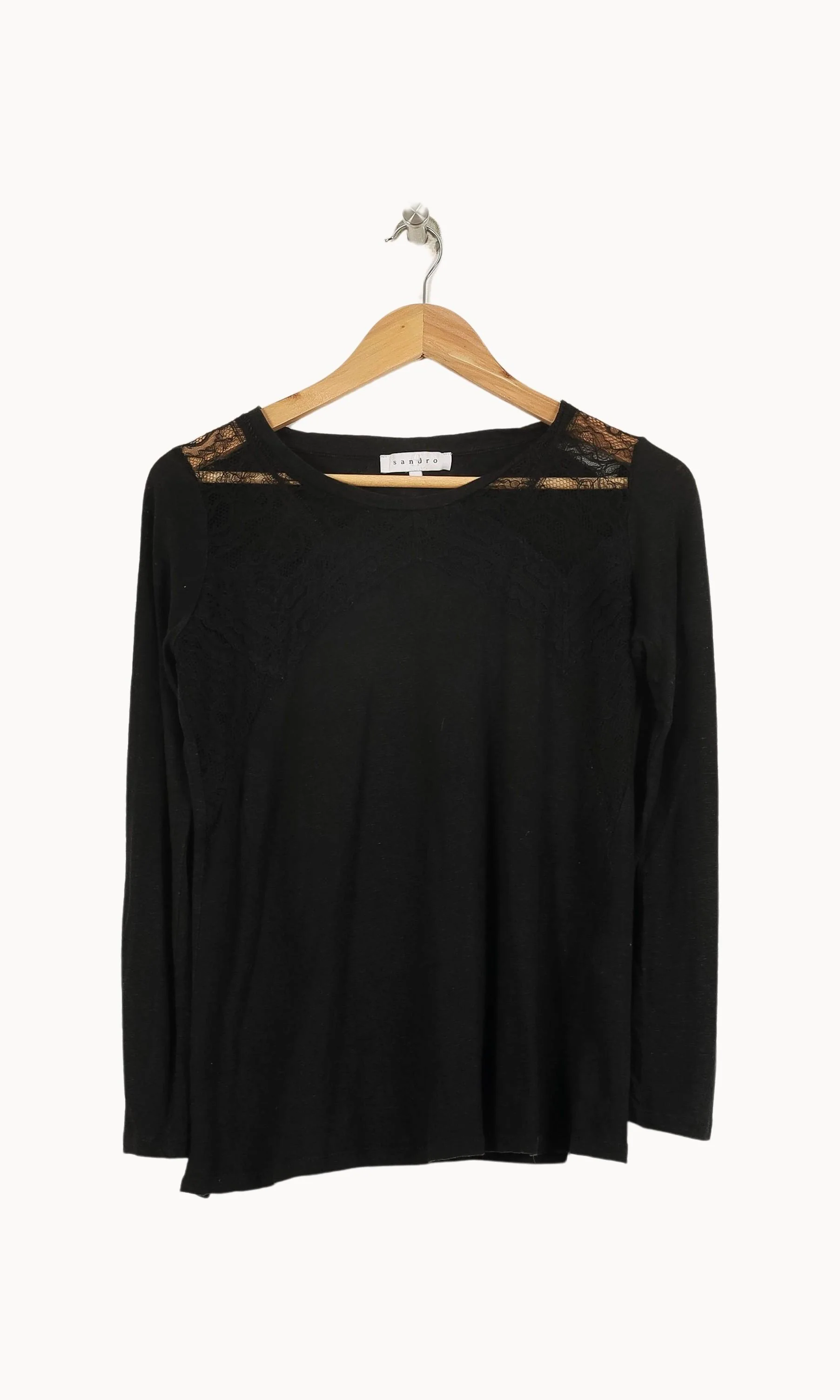 T-shirt Manches Longues Noir - Taille M/38 - Image 2