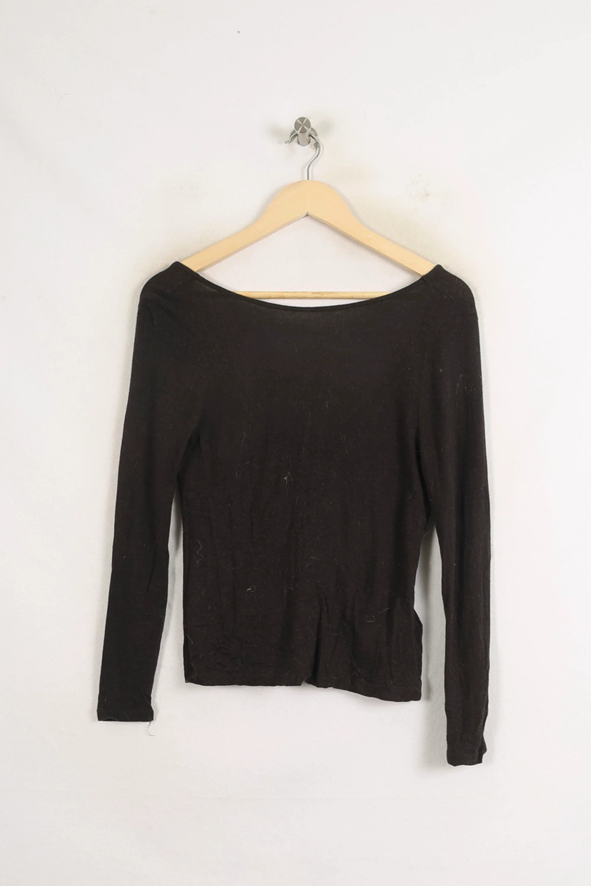 T-shirt Manches Longues Noir - Taille XS/34 - Image 2