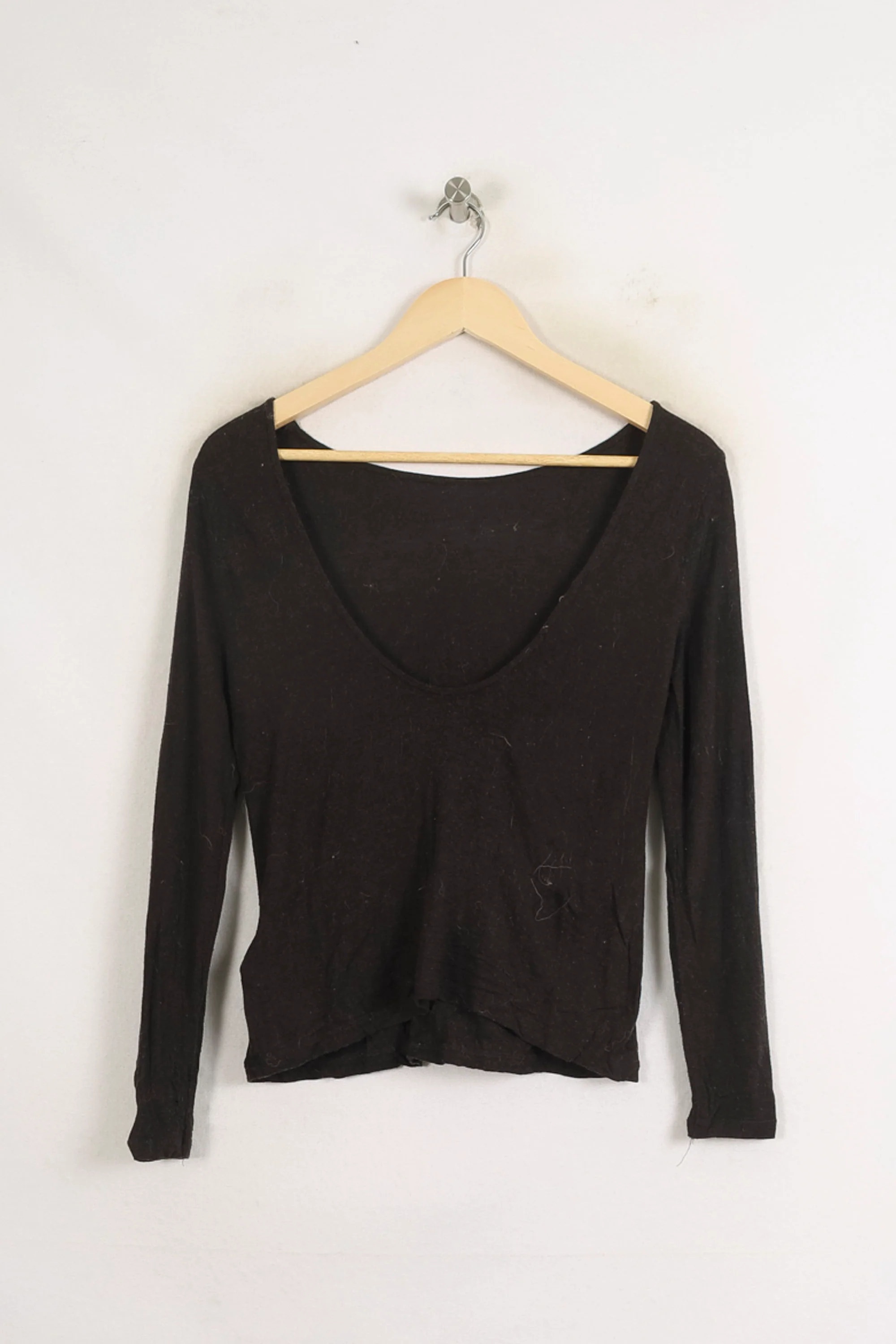 T-shirt Manches Longues Noir - Taille XS/34 - Image 4