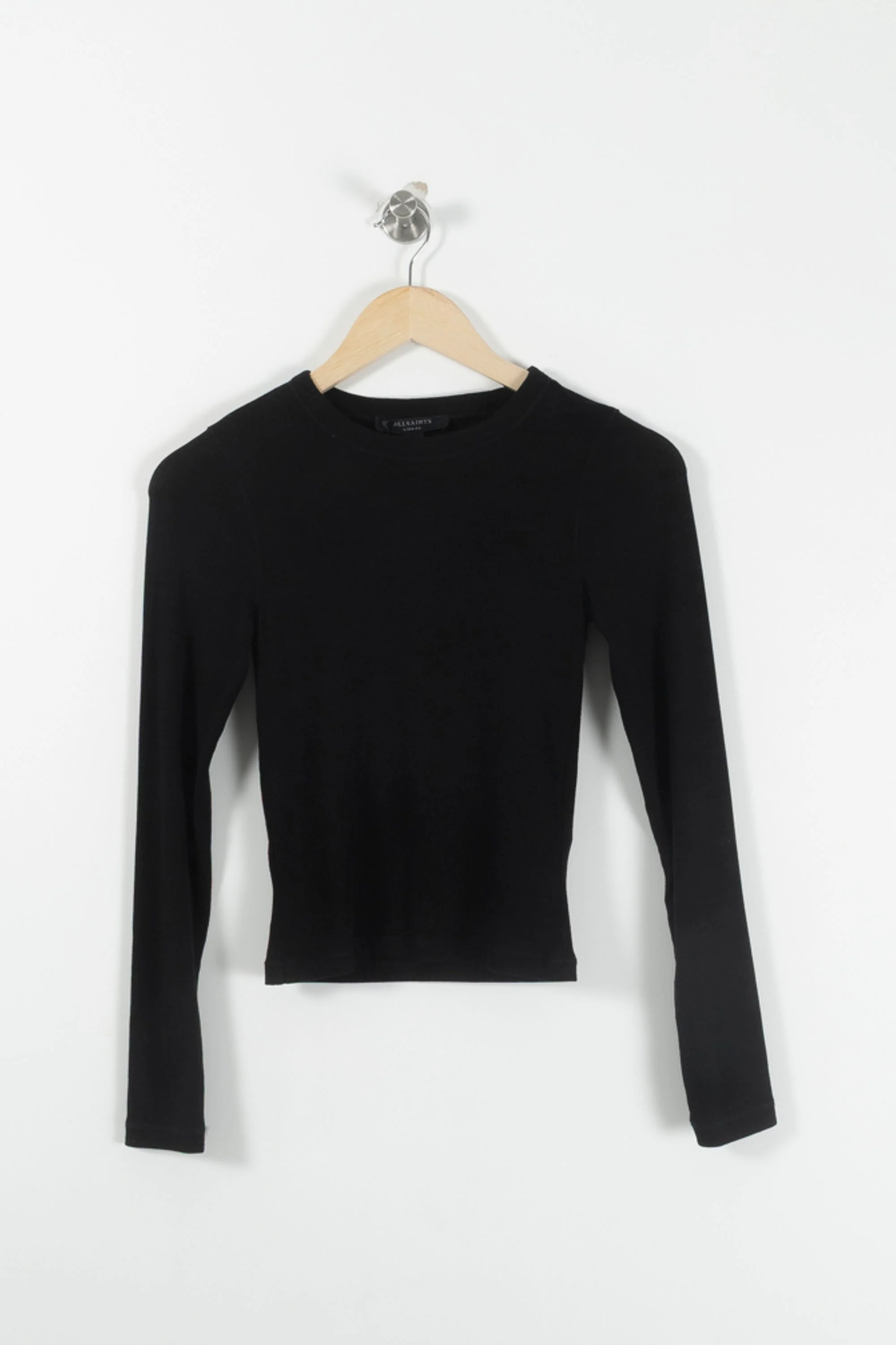 T-shirt Manches Longues Noir - Taille XS/34 - Image 2