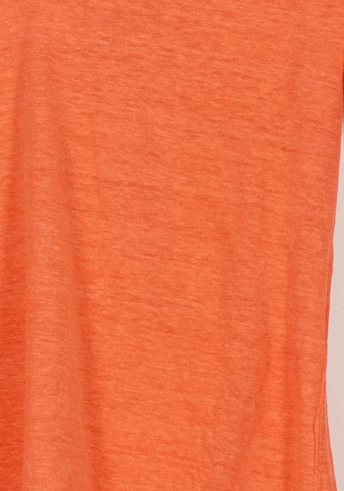 T-shirt Manches Longues Orange - Taille XS/34 - Image 3