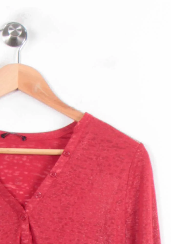 T-shirt Manches Longues Rouge - Taille S/36 - Image 3