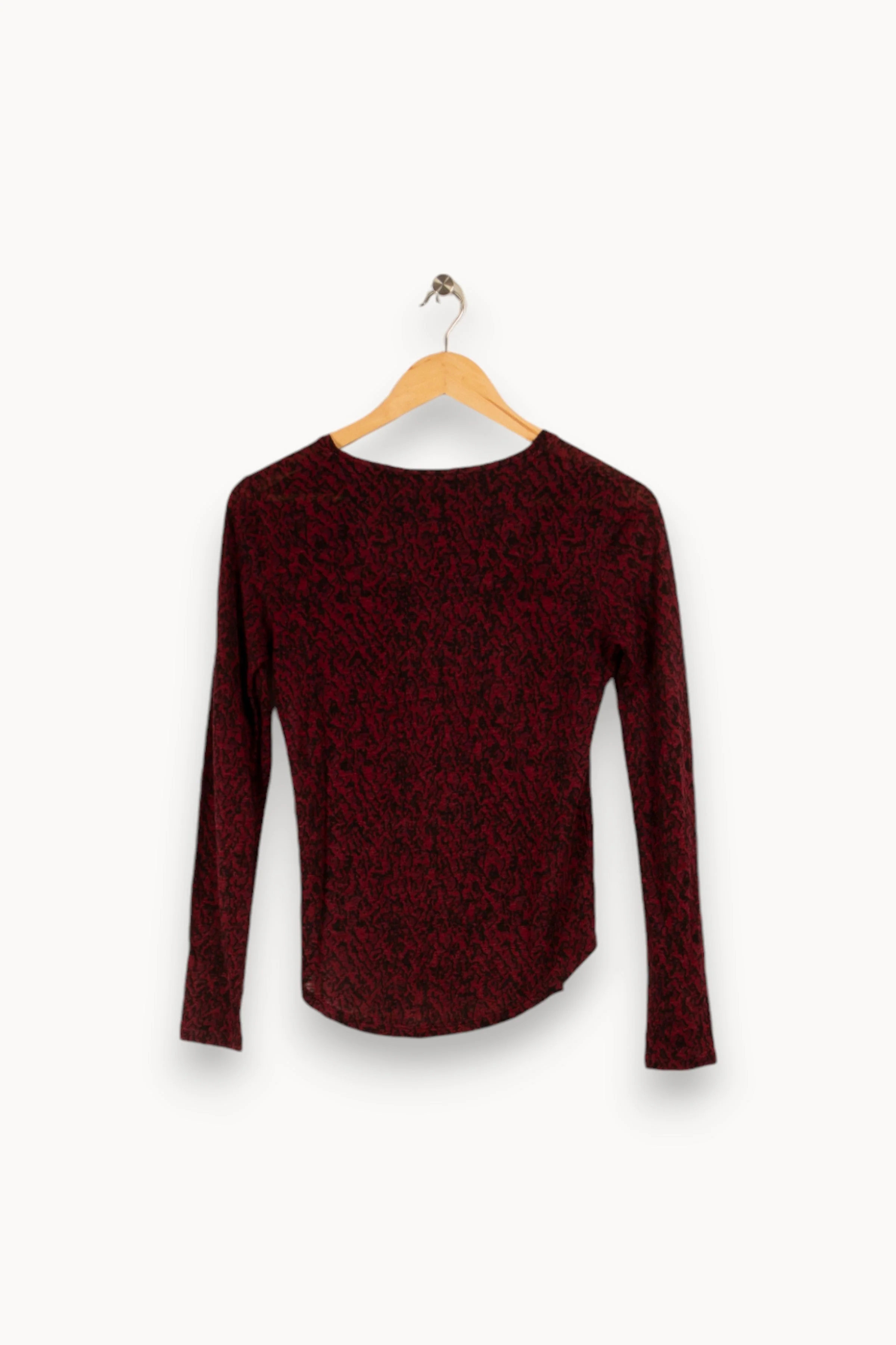 T-shirt manches longues violet - Taille XS/34 - Image 4