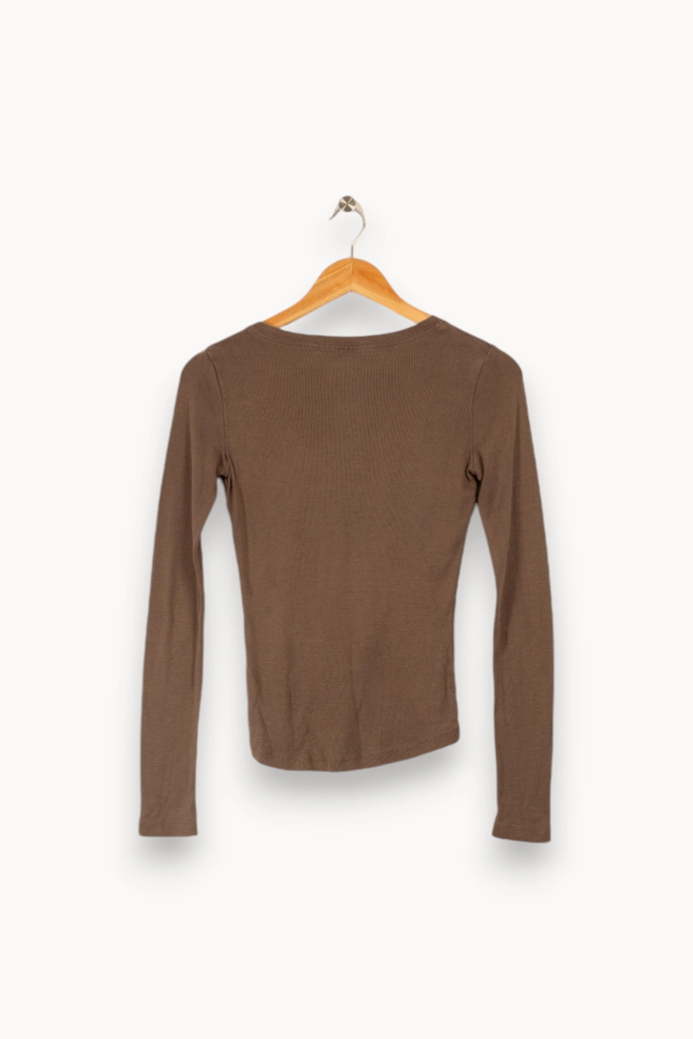 T-shirt marron - Taille S/36 - Image 4