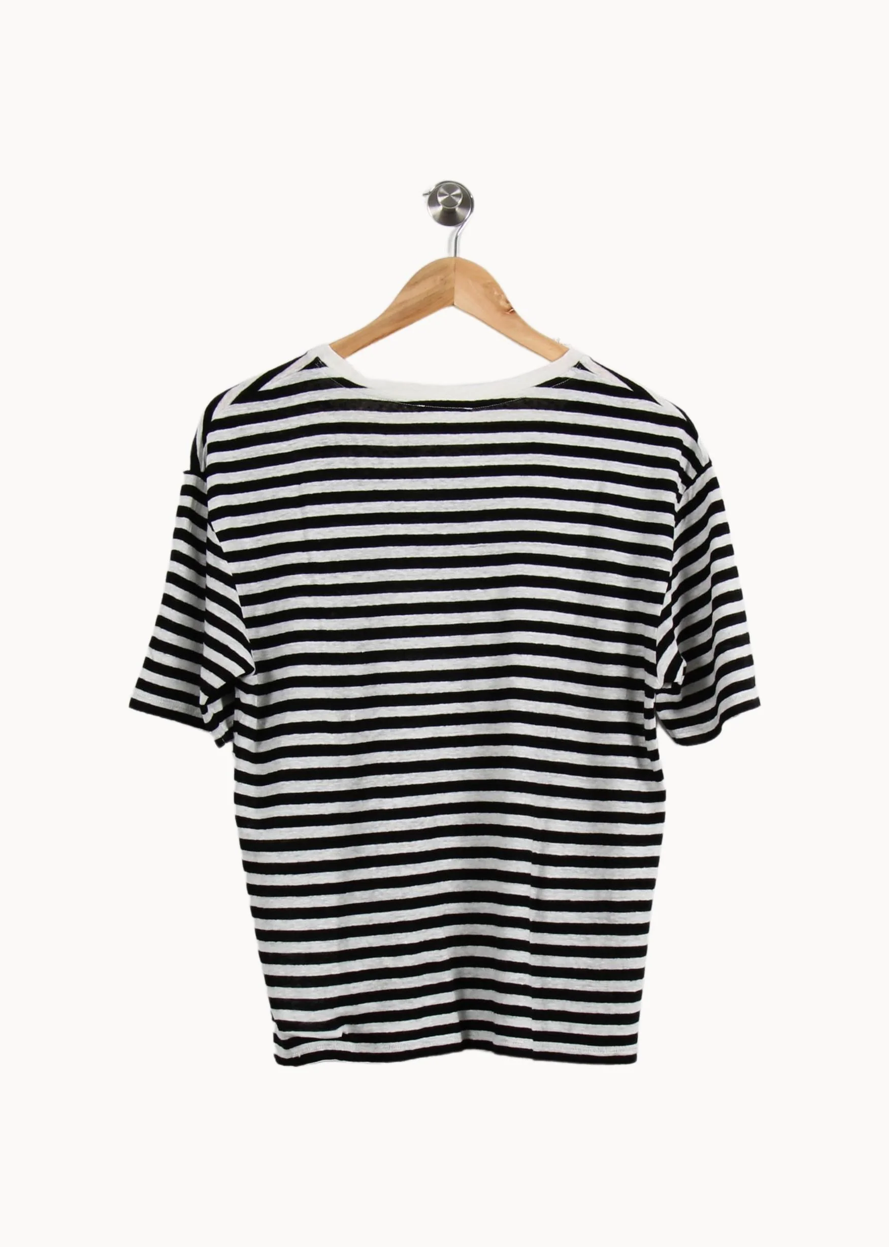 T-shirt Noir et Blanc - Taille S/36 - Image 4
