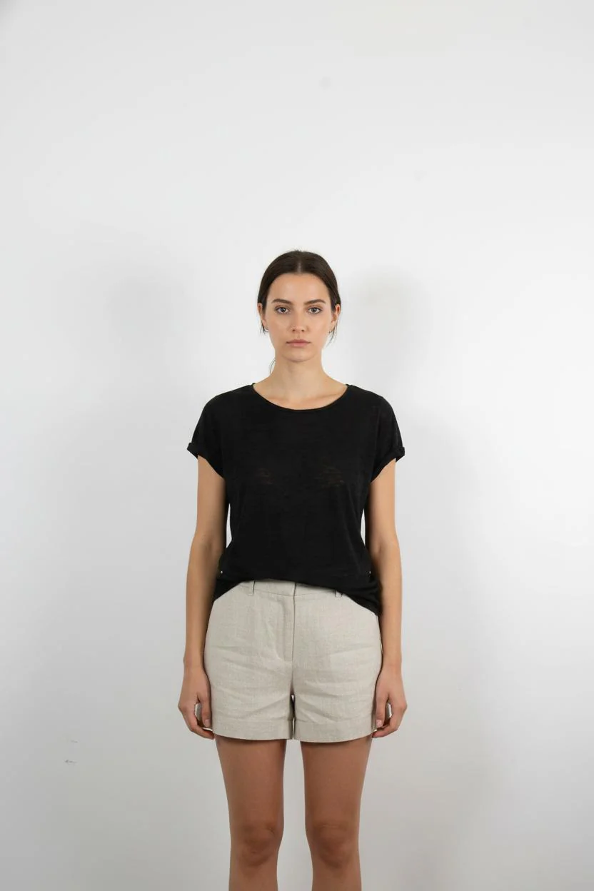 T-shirt Noir - Taille S/36