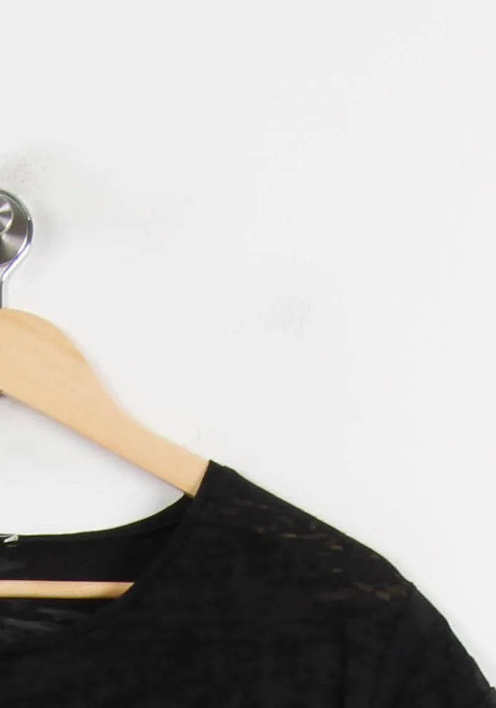 T-shirt Noir - Taille S/36 - Image 3