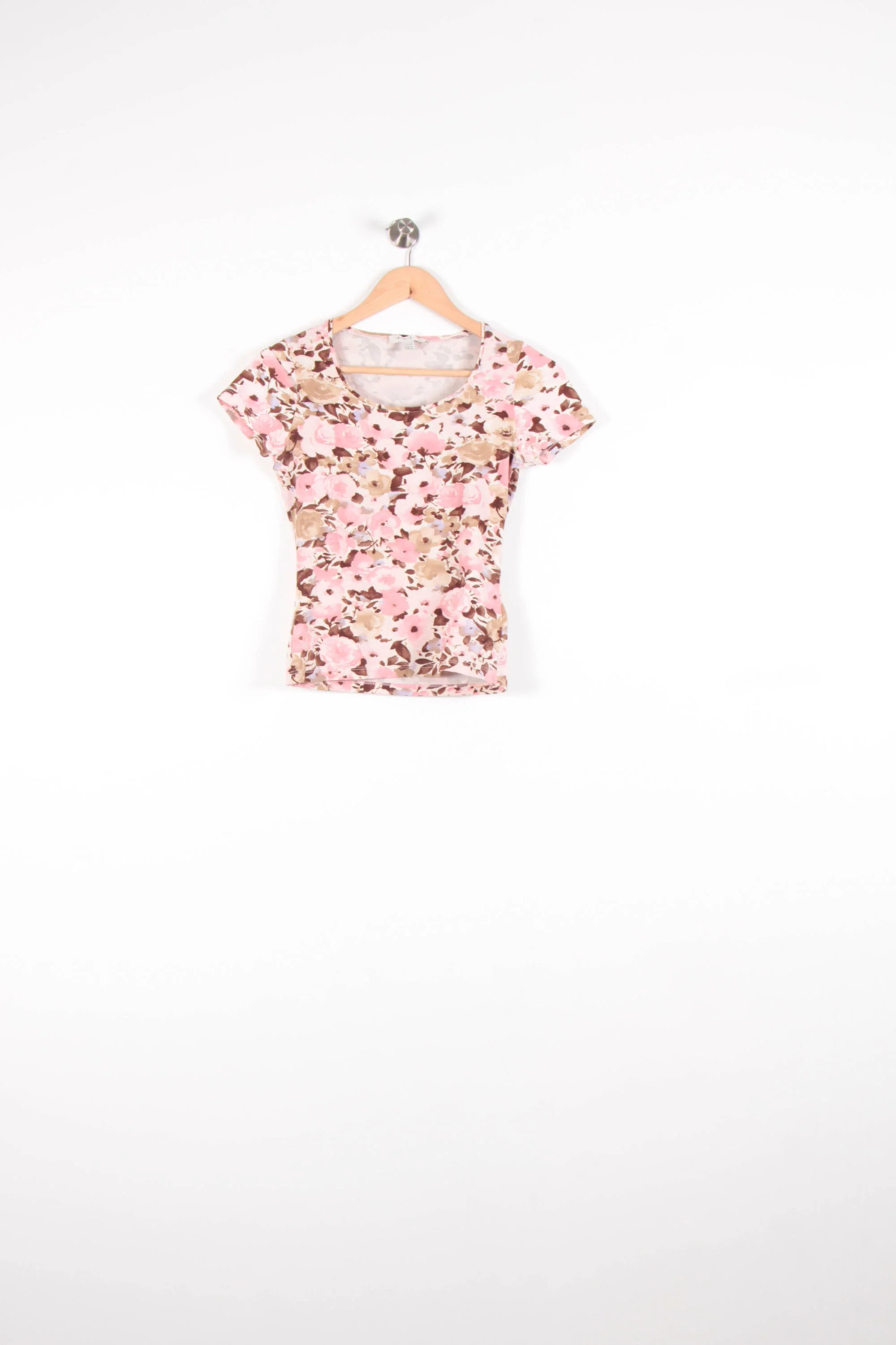 T-shirt Rose et Beige - Taille XS/34 - Image 2