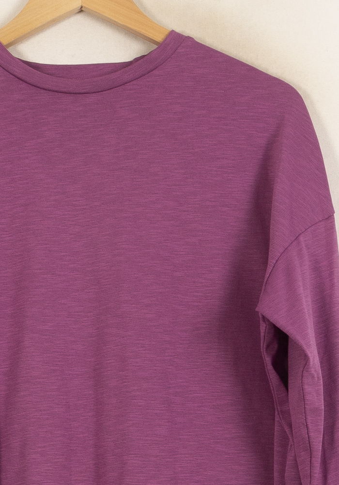 Tee-shirt à Manches Longues Violet - Taille L/40 - Image 3