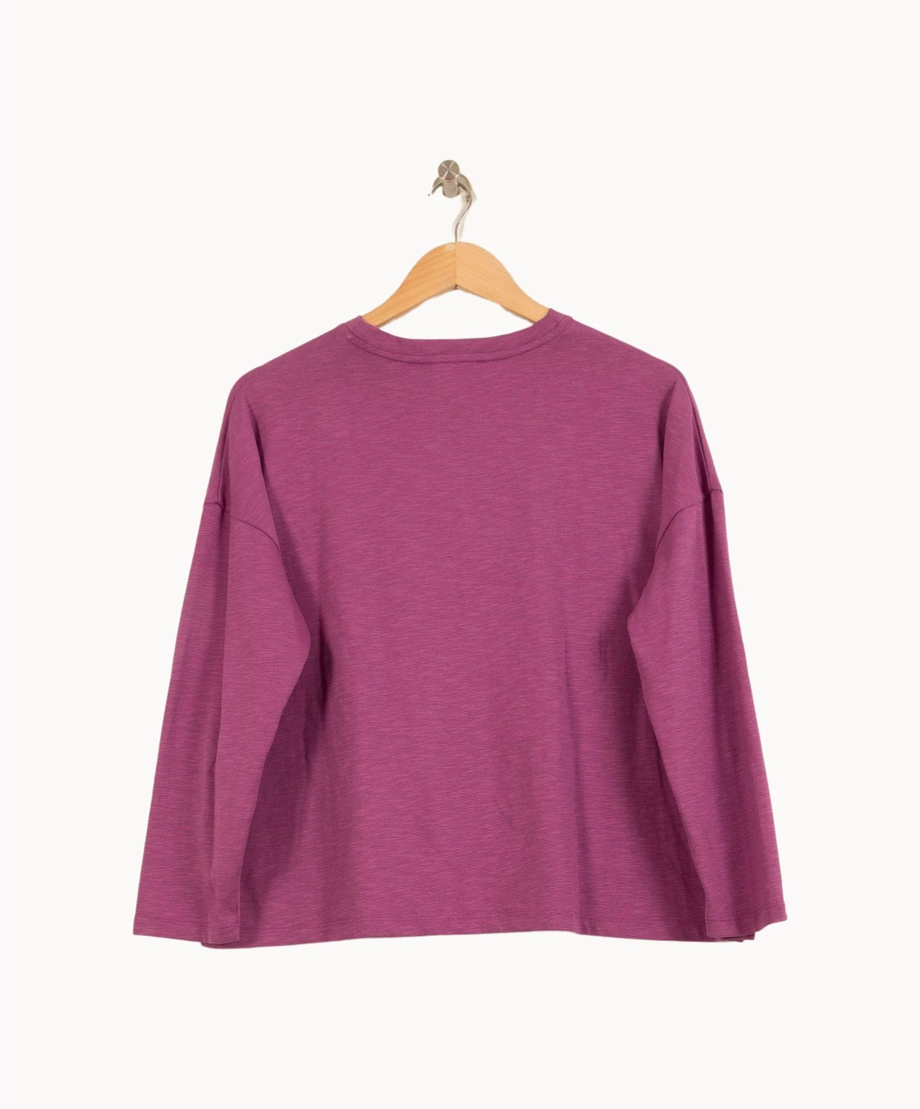 Tee-shirt à Manches Longues Violet - Taille L/40 - Image 4