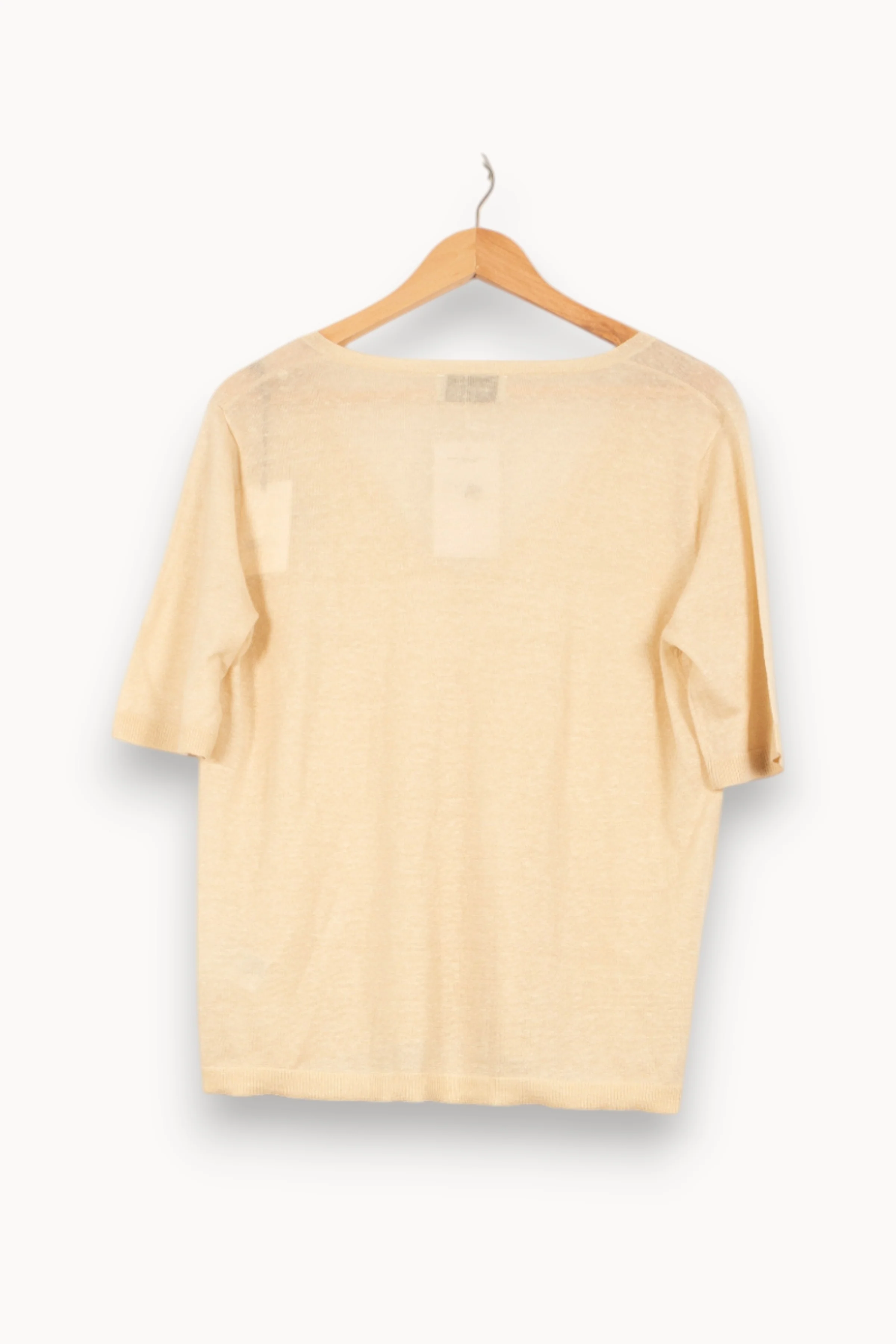 Tee-shirt Beige - Taille S/36 - Image 3